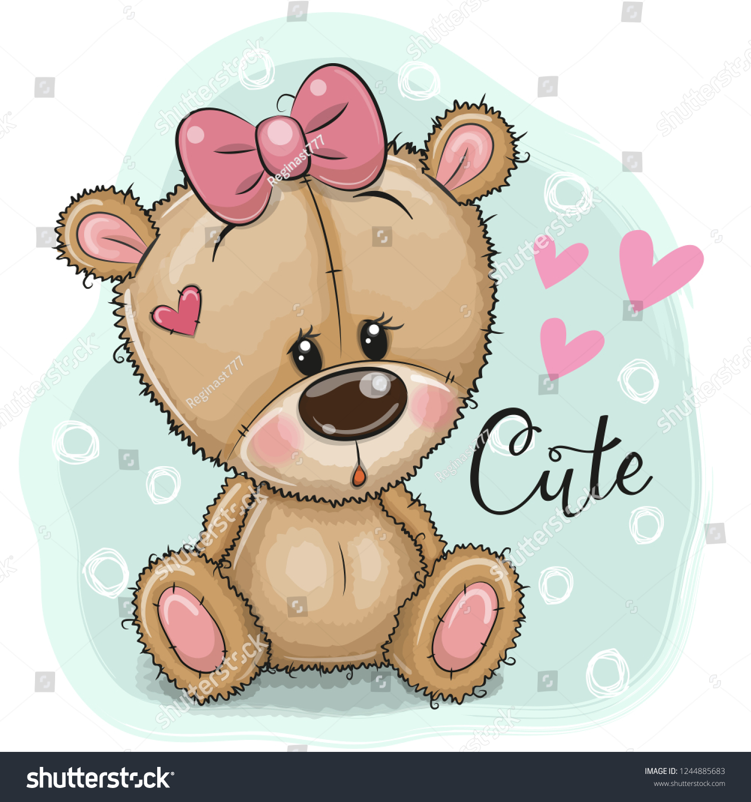 teddy bear girl