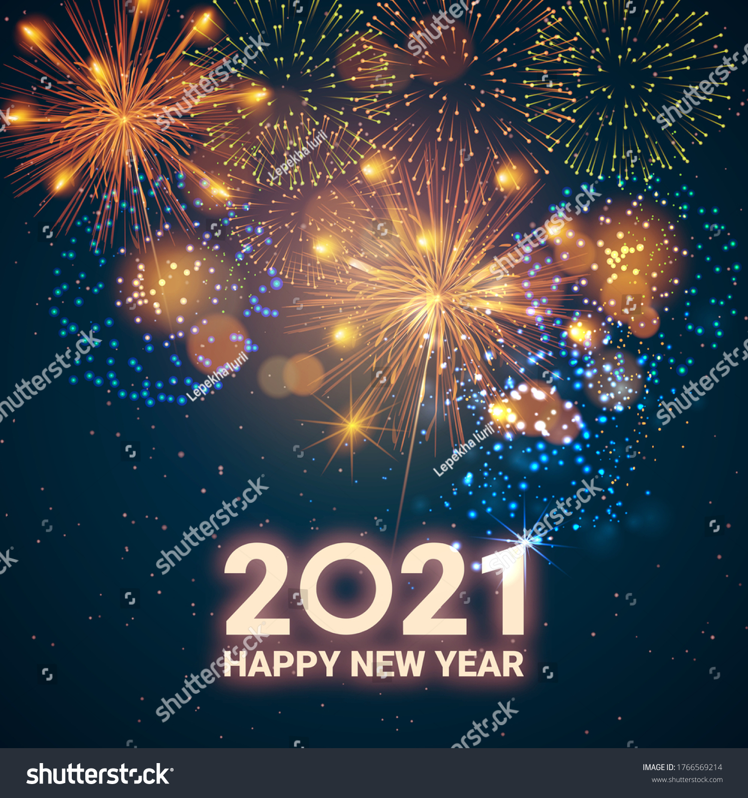 Thiệp chúc mừng năm mới 2021.: Vector có sẵn (miễn phí bản …