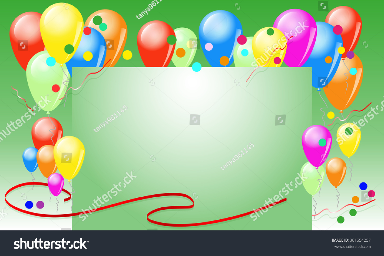 greeting-card-balloons-ribbons-card-colored-stock-vector-royalty-free