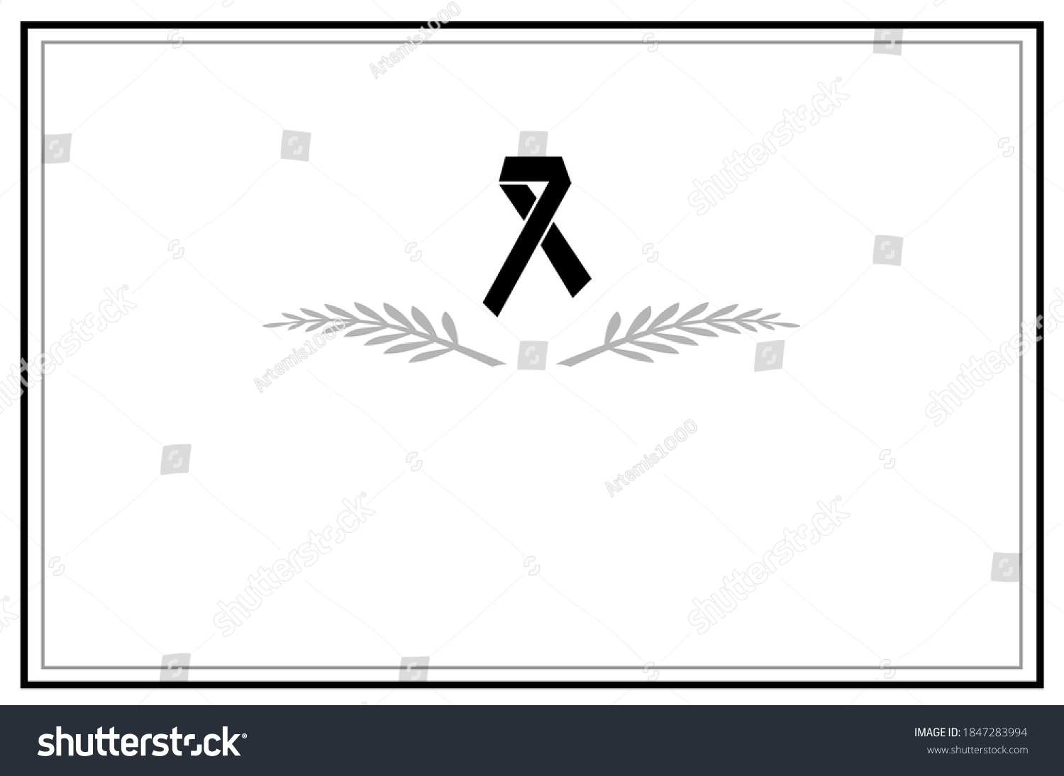 SVG of Grief card graphic in vector quality. svg