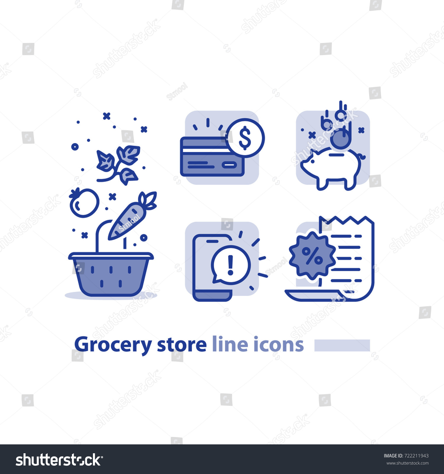 Grocery store coupons on phone