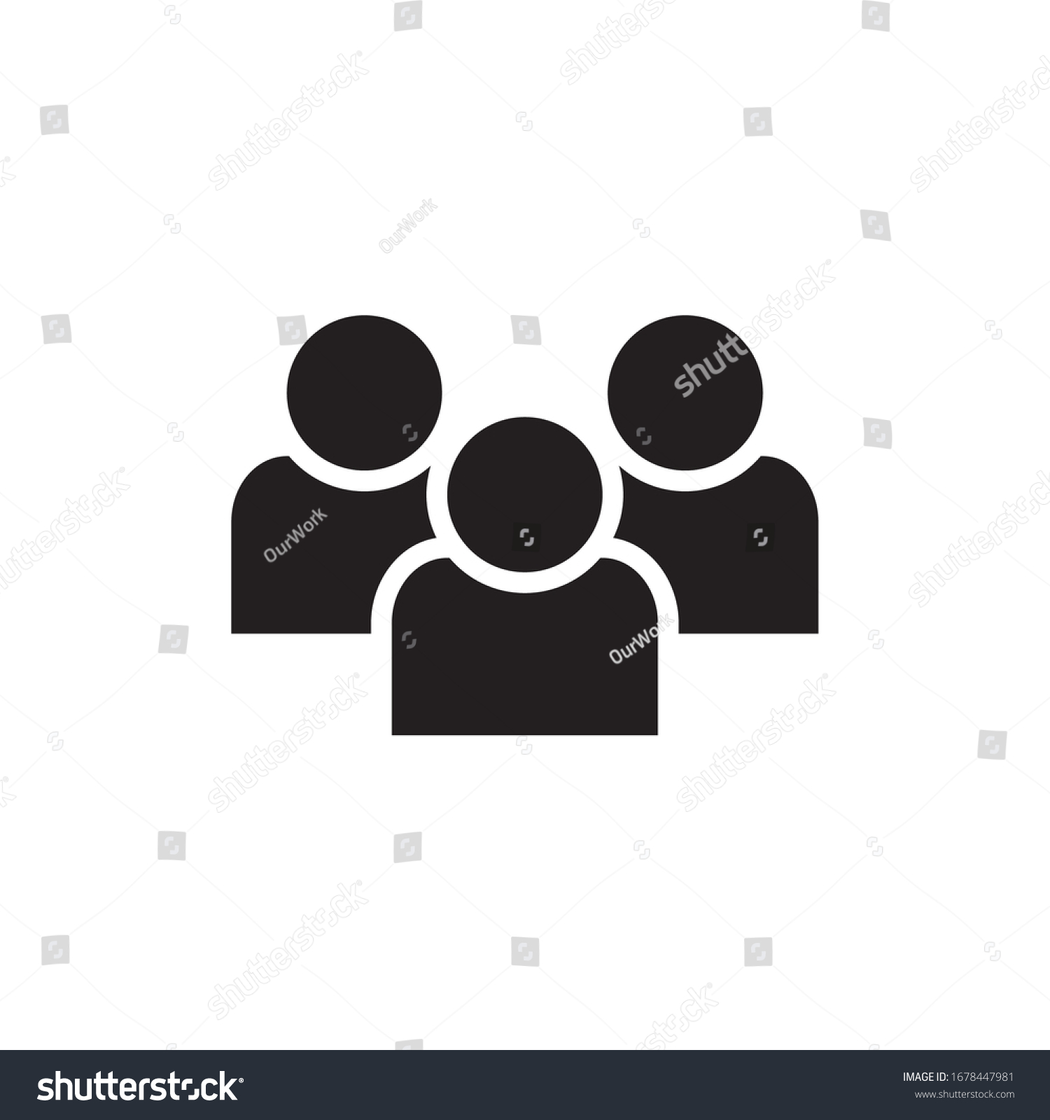 Group Icon Partnership Icon Vector Stock Vector (Royalty Free ...