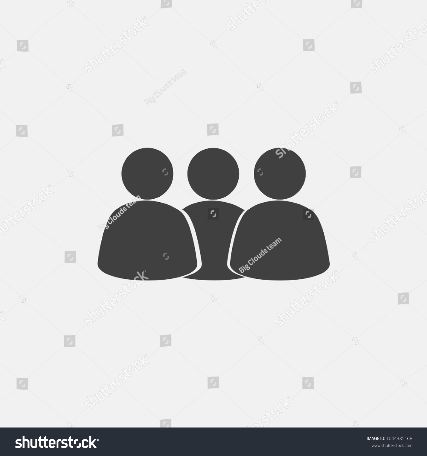 Group Vector Icon Stock Vector (Royalty Free) 1044385168 | Shutterstock