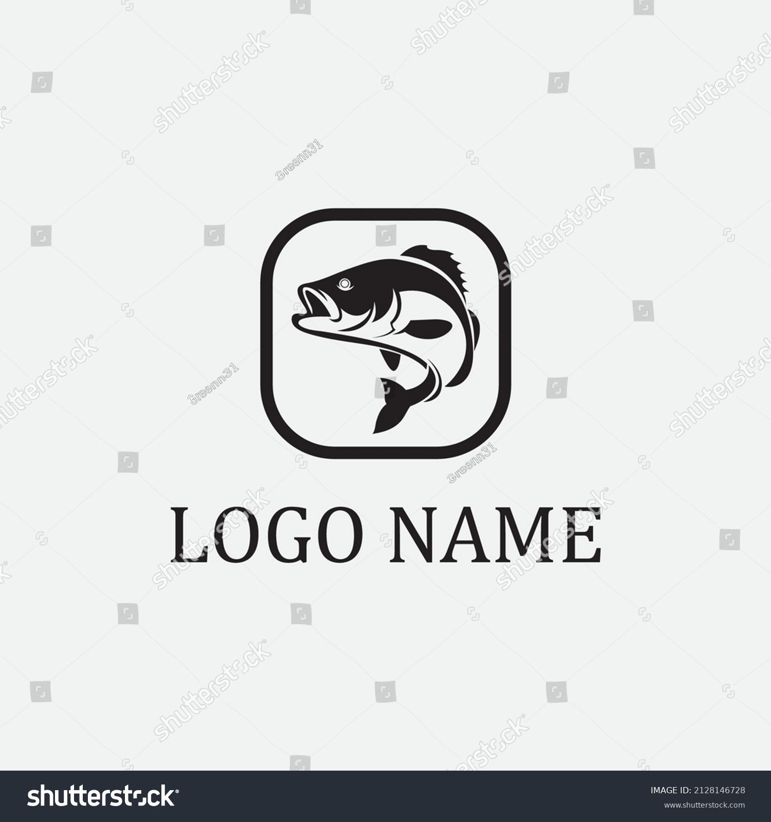 Grouper Logo Vector Illustration Design Icon Stock Vector (Royalty Free ...