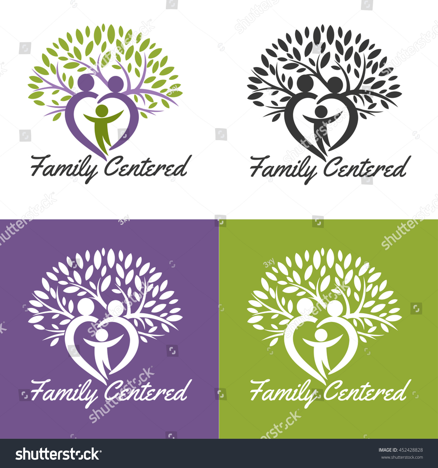 Growing Family Tree Concept Vector Medical Stock Vector 452428828 Shutterstock Family Tree Genealogy Concept Vector