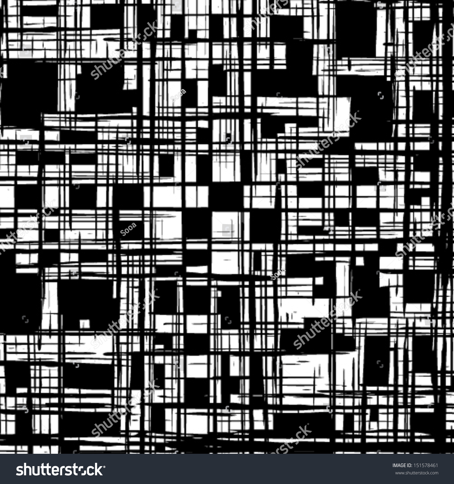 Grunge Grid Black White Texture Vector 스톡 벡터 151578461 - Shutterstock