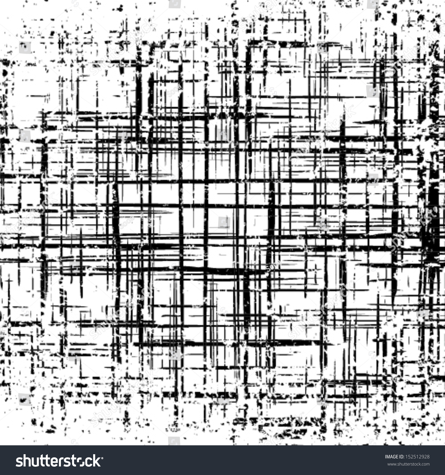 Grunge Grid Black White Texture Vector Stock Vector 152512928 ...