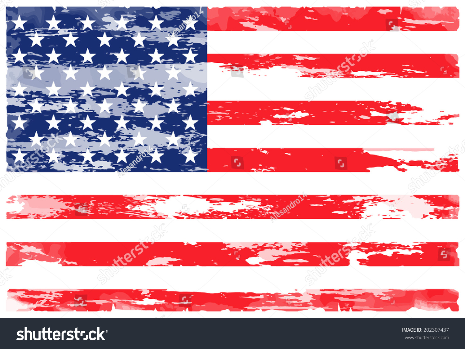 SVG of Grunge USA Flag.Vector svg