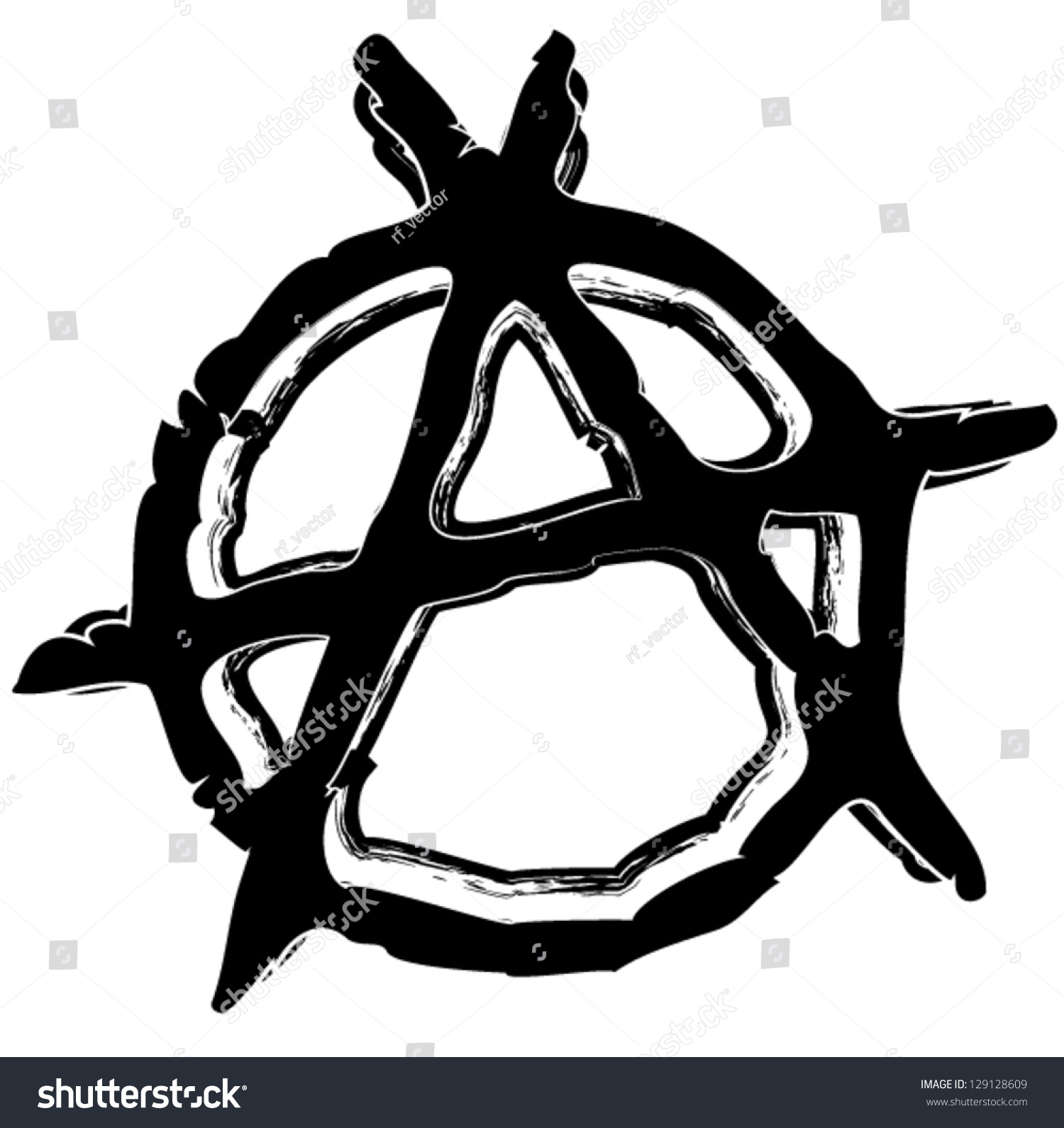 grungy anarchy symbol stock vector 129128609 shutterstock grungy anarchy symbol stock vector 129128609 shutterstock