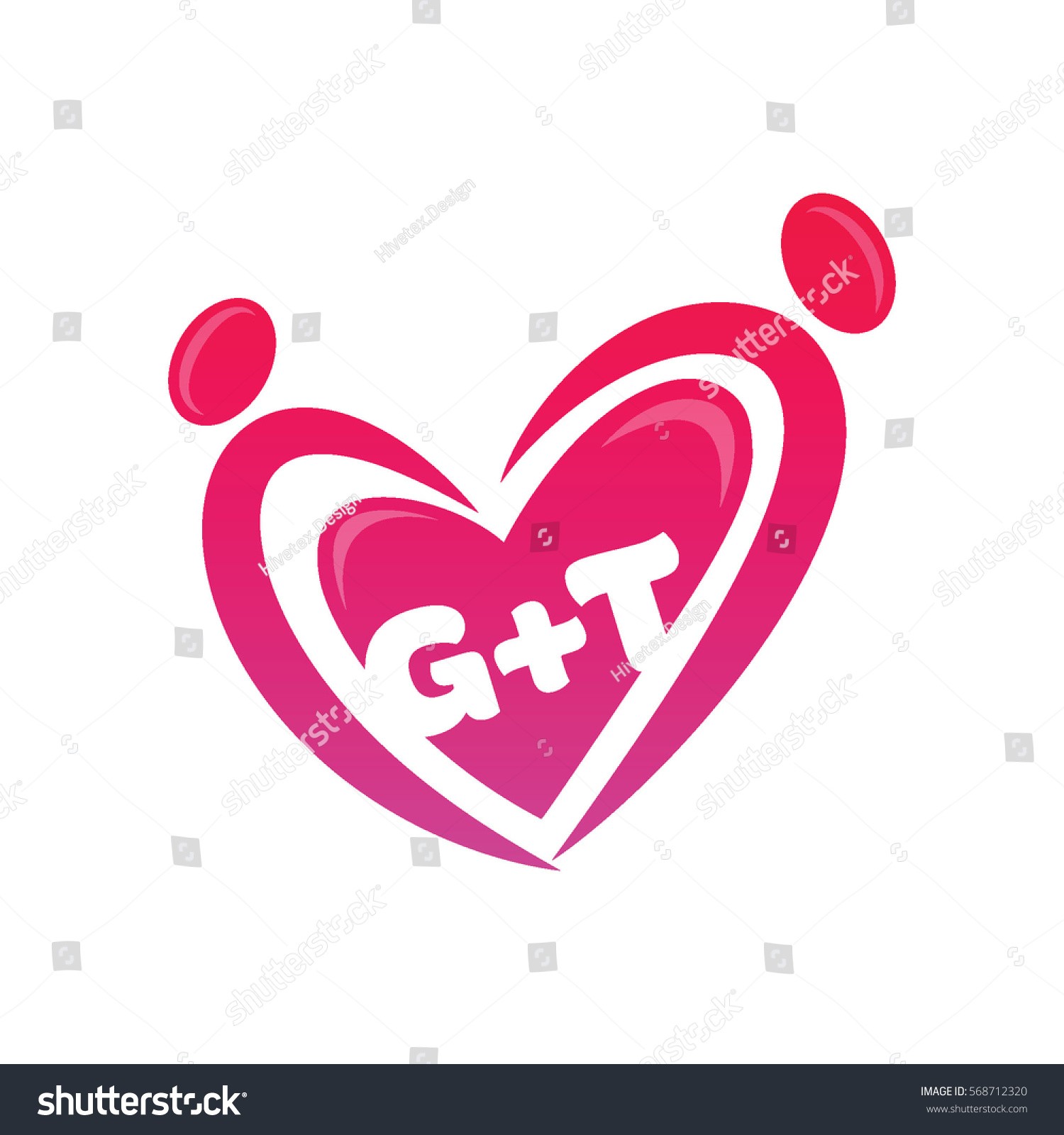 Gt Logo Stock Vector Royalty Free