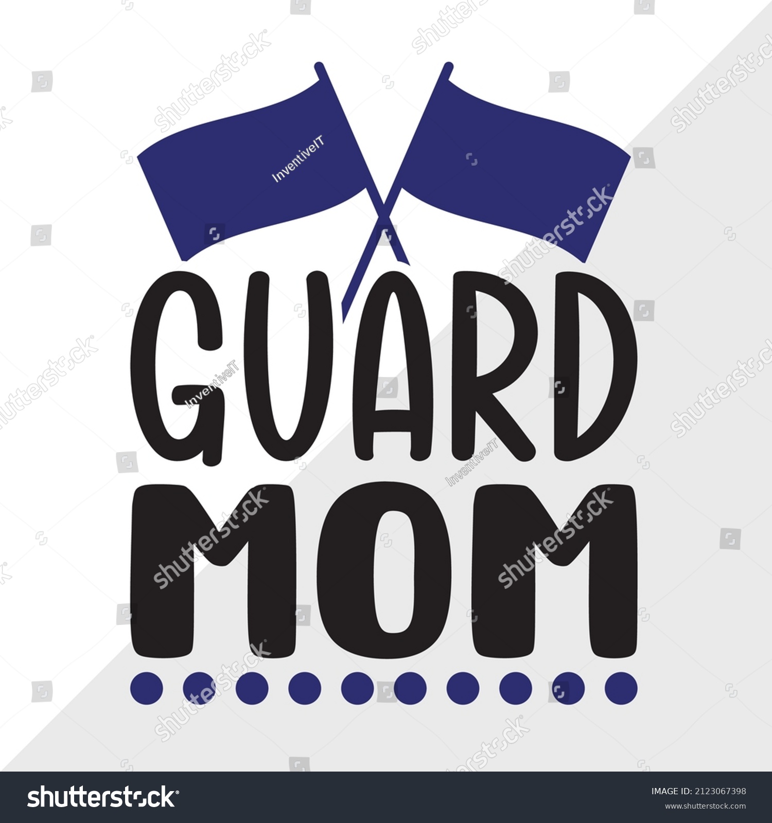 SVG of Guard Mom Printable Vector Illustration svg