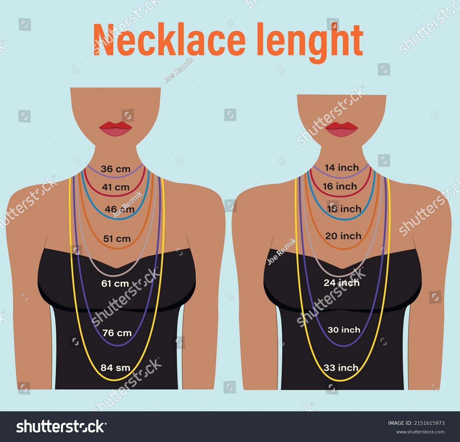 252 Necklace length Stock Illustrations, Images & Vectors | Shutterstock