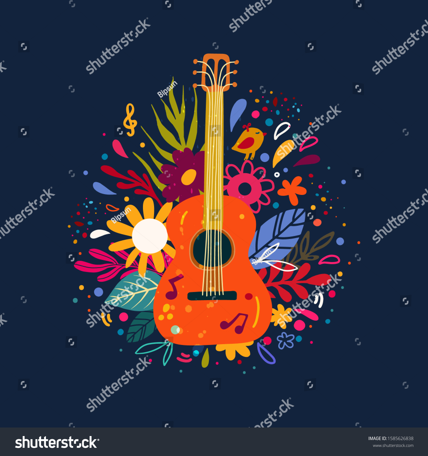 23,570 Flower guitar Images, Stock Photos & Vectors | Shutterstock