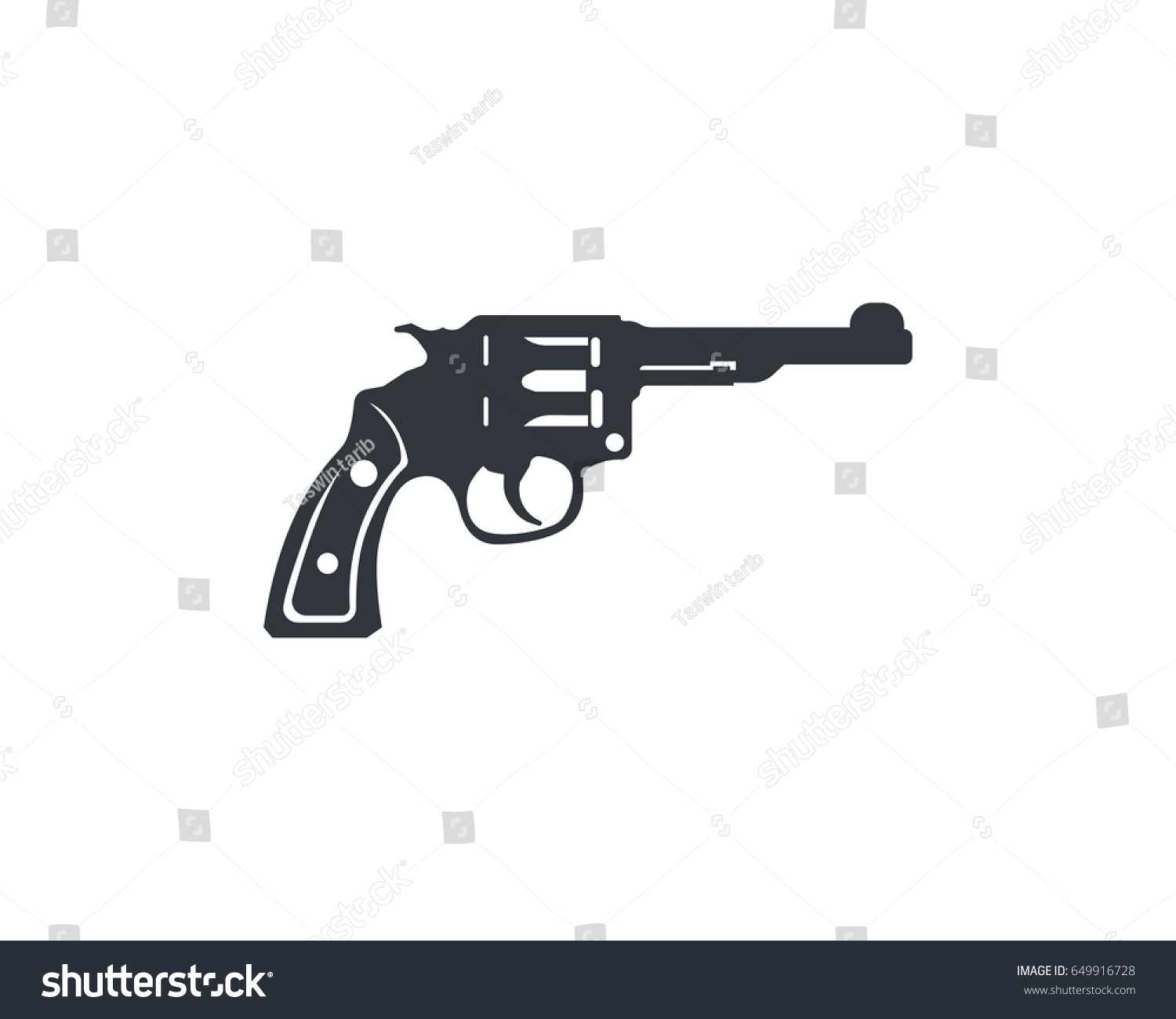 Guns Logo Template Stock Vector (Royalty Free) 649916728