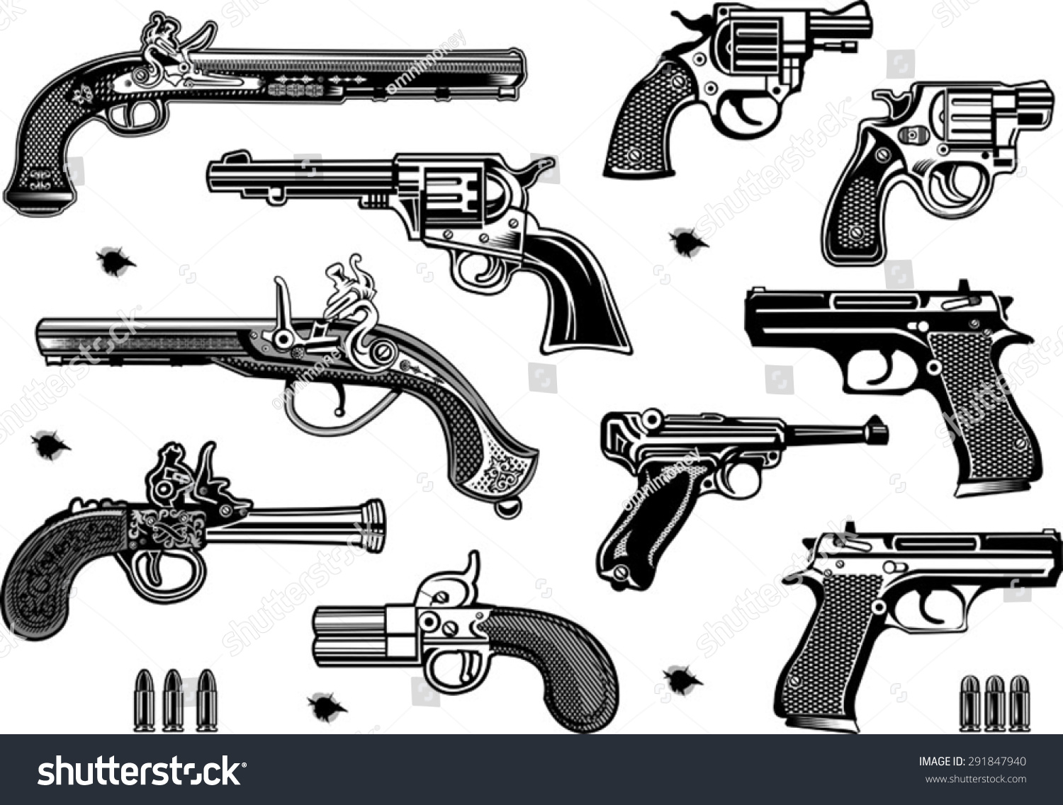 29,126 Old gun Stock Vectors, Images & Vector Art | Shutterstock