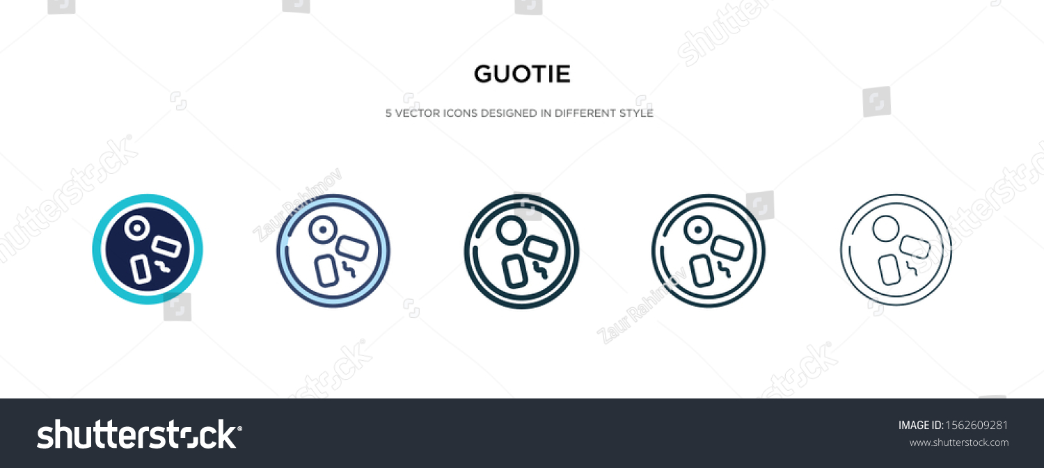 SVG of guotie icon in different style vector illustration. two colored and black guotie vector icons designed in filled, outline, line and stroke style can be used for web, mobile, ui svg