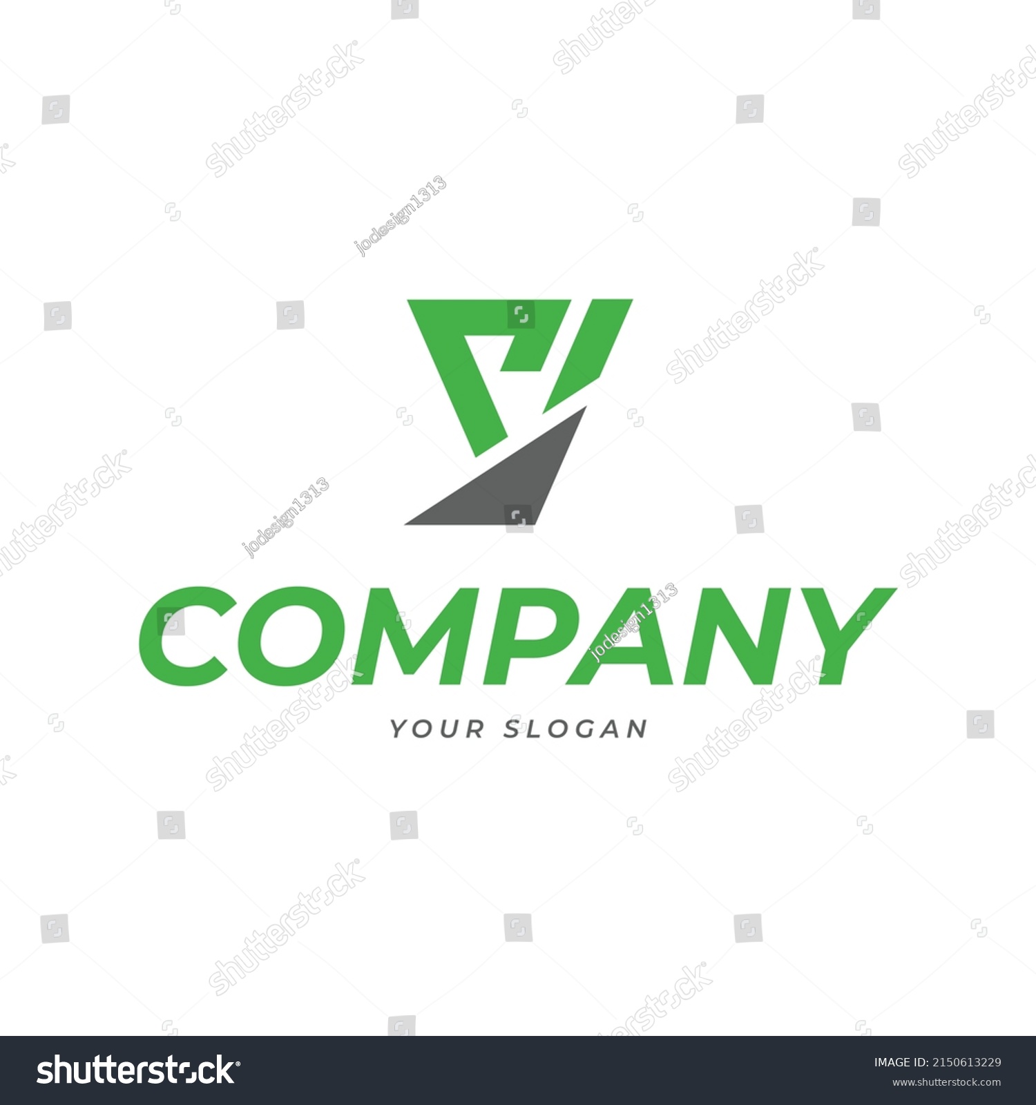 Gv Letter Transport Trucking Company Logo Stock Vector (Royalty Free ...