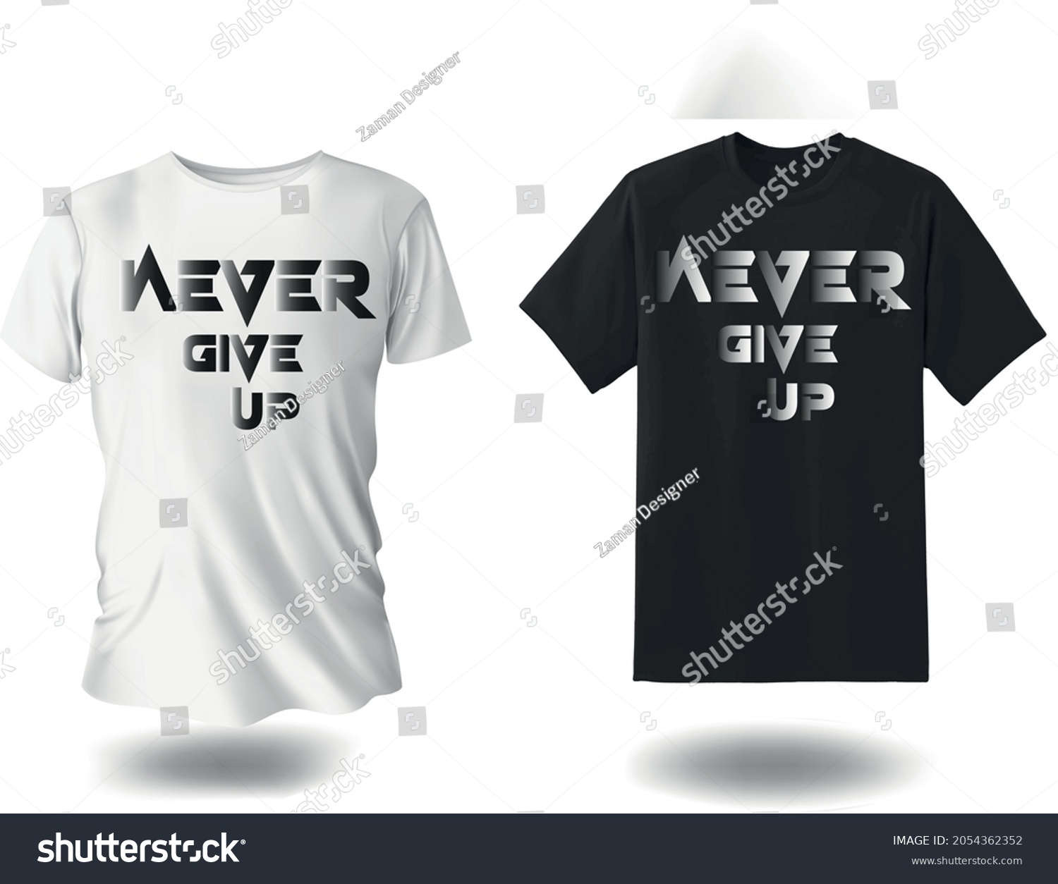 Gym Motivational Quotes T Shirt Fitness Stock Vector (Royalty Free