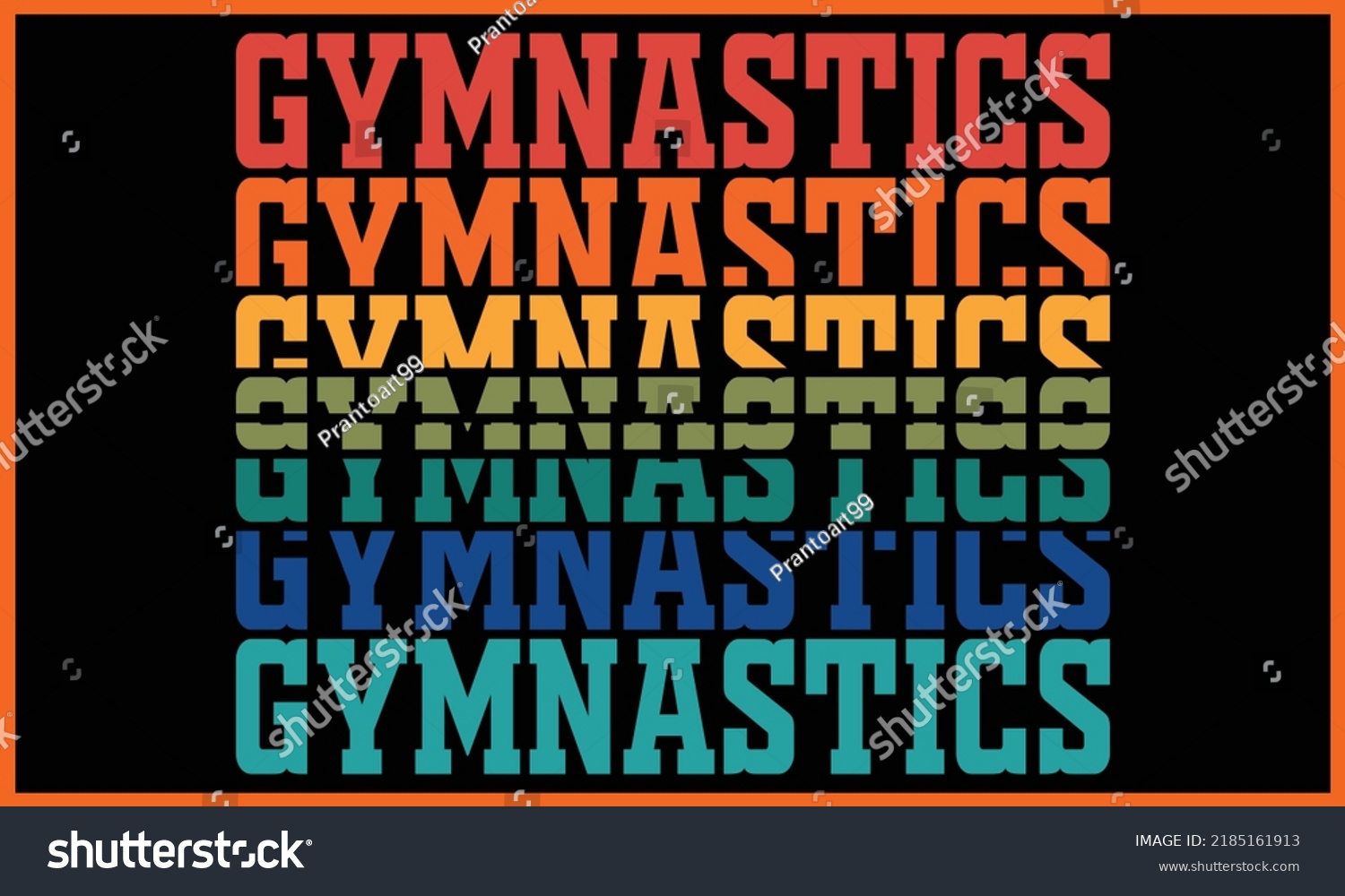 SVG of Gymnastics Texture SVG T-shirt Design. svg