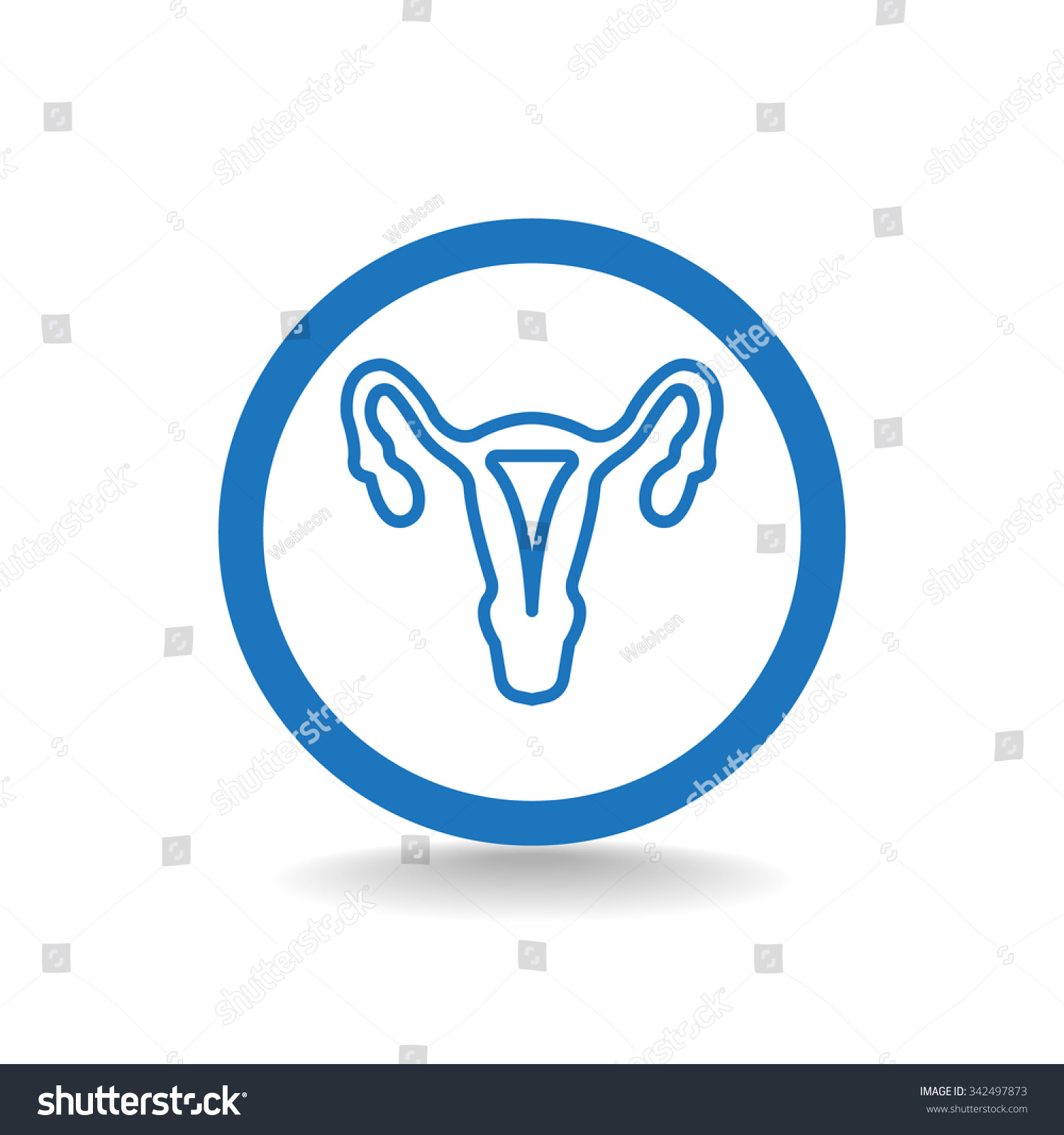 Gynecology Icon Stock Vector Illustration 342497873 : Shutterstock