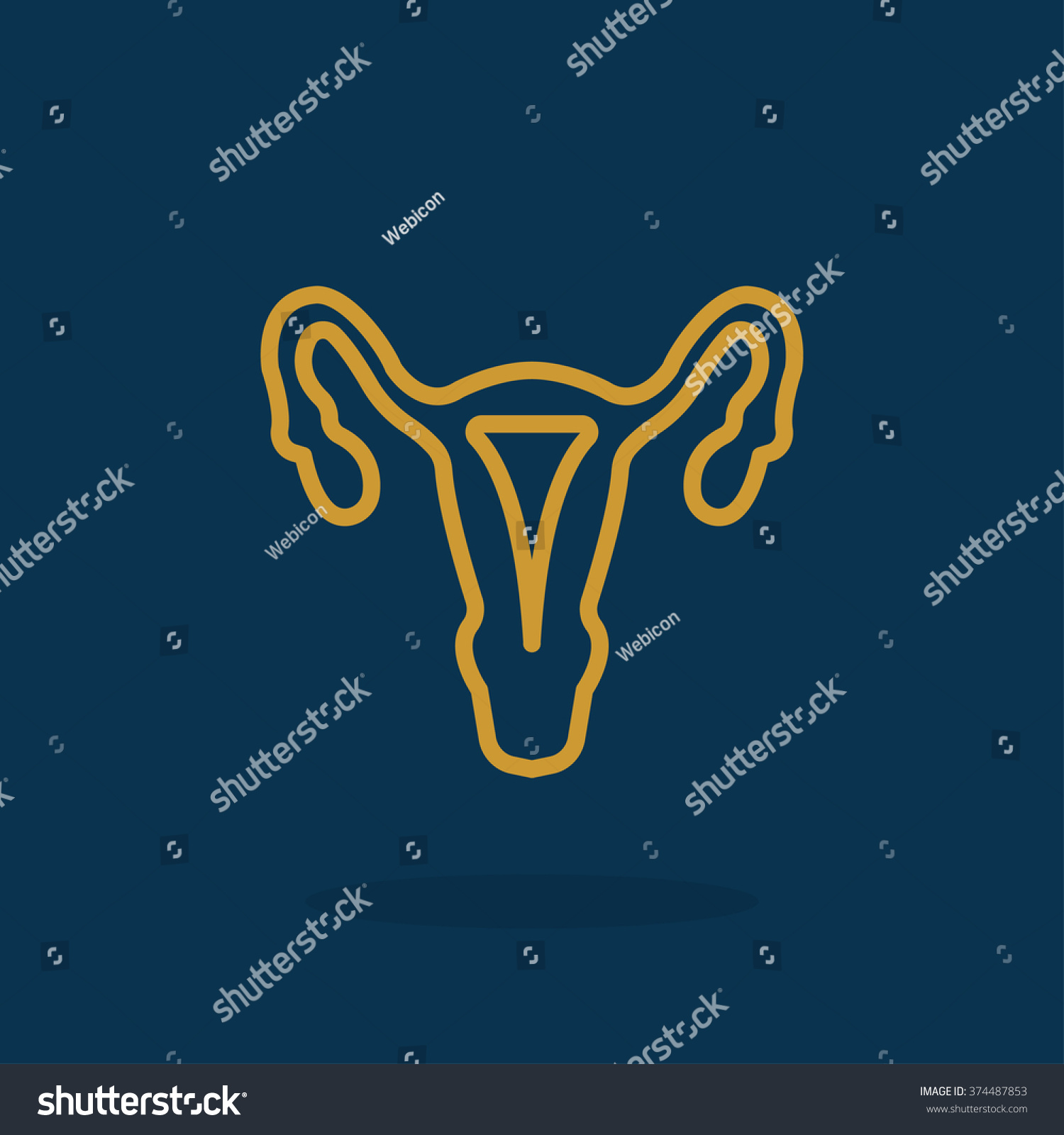 Gynecology Icon Stock Vector Royalty Free 374487853 