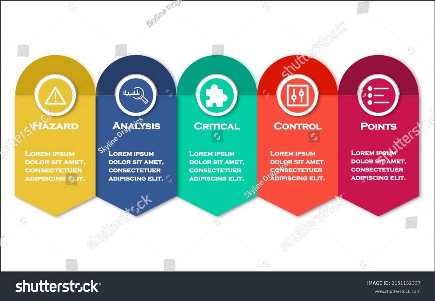 Haccp Hazard Analysis Critical Control Points Stock Vector Royalty   Stock Vector Haccp Hazard Analysis Critical Control And Points Acronym Infographic Template With 2151132337 