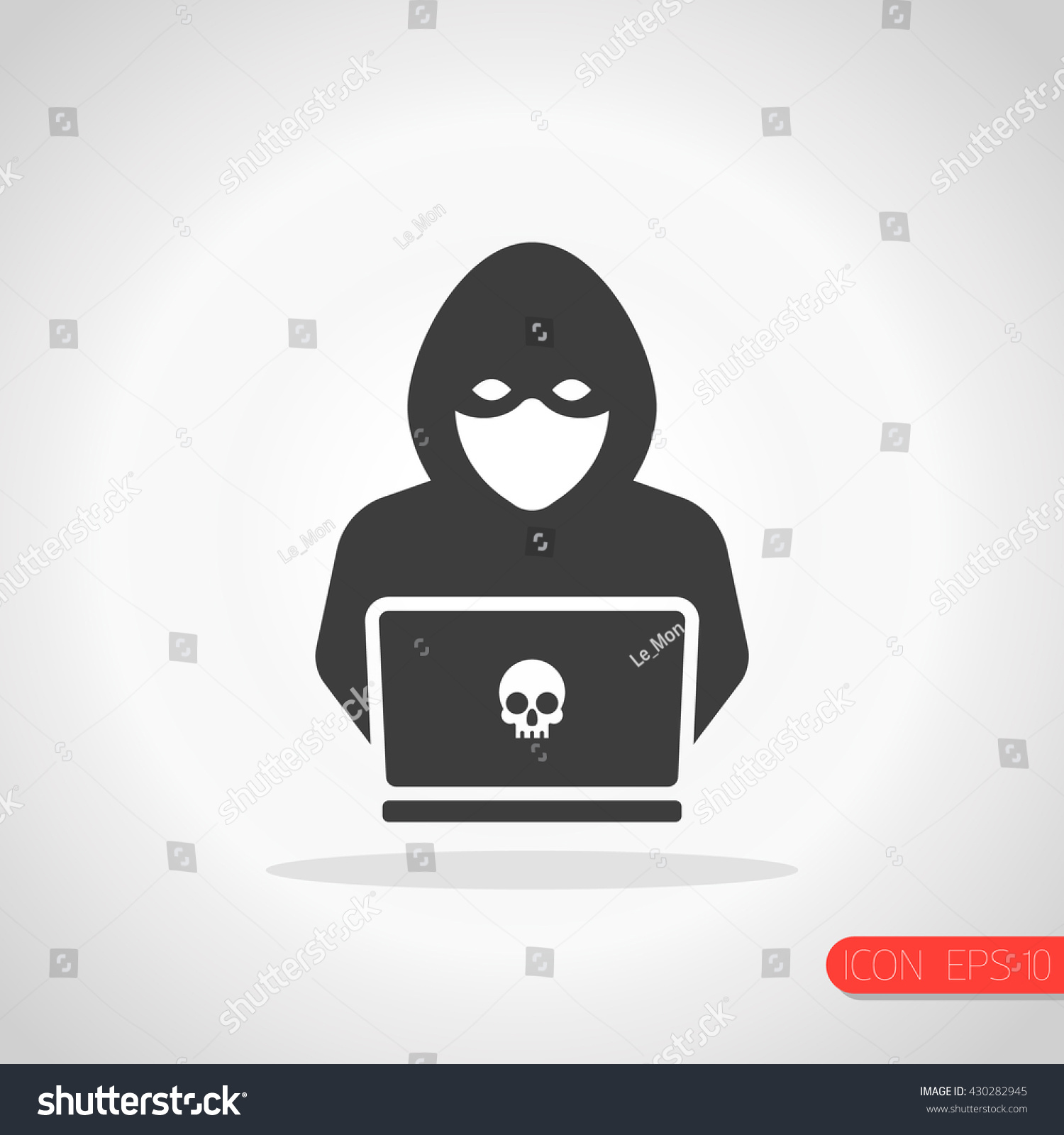 Hacker Icon Stock Vector 430282945 - Shutterstock