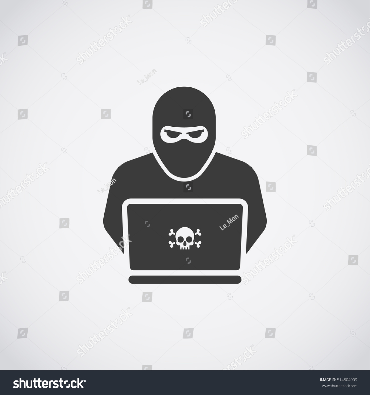 Download Hacker Icon Ninja Laptop Stock Vector 514804909 - Shutterstock