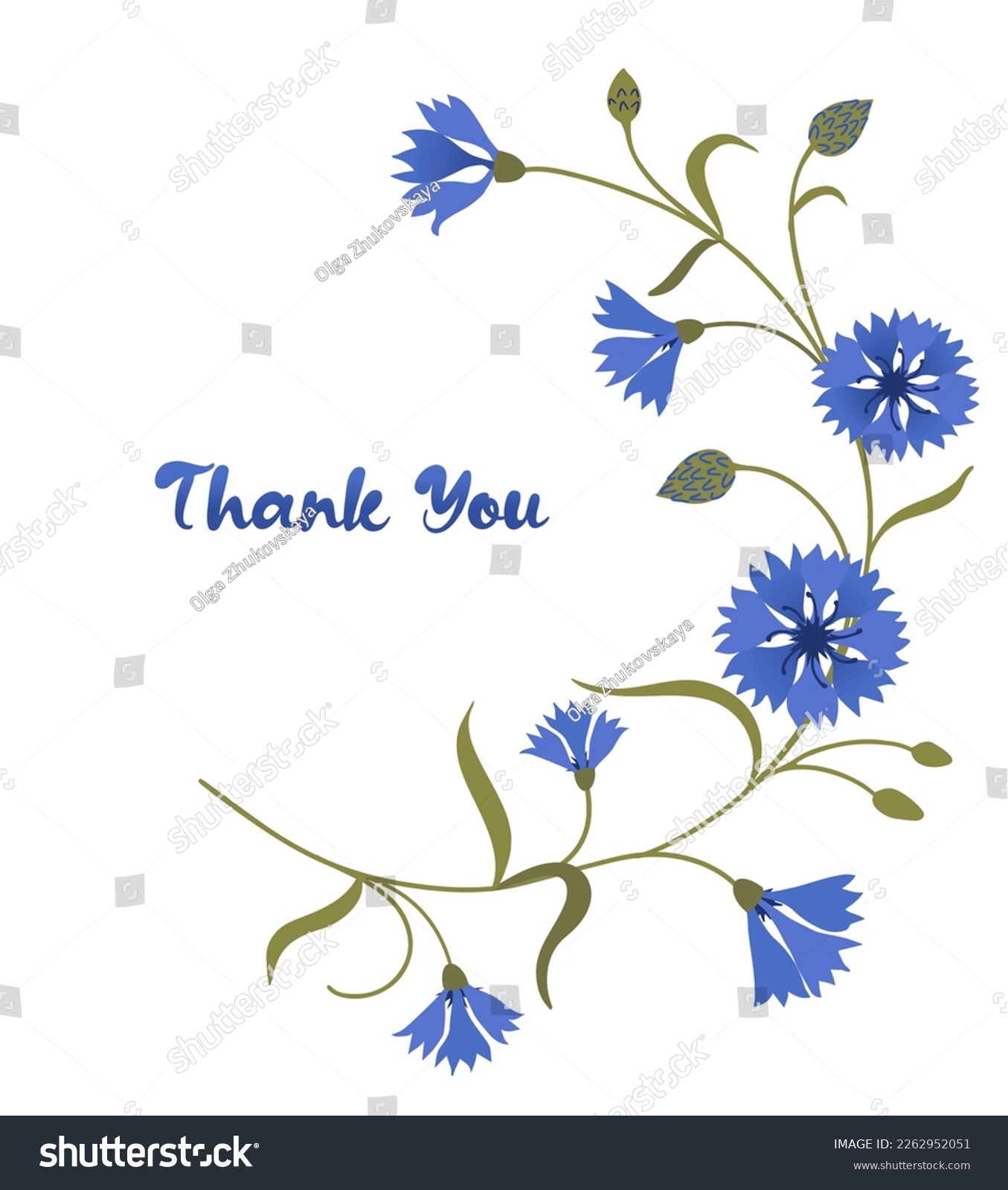 SVG of Half wreath of blue cornflowers
 on white background. Elegant flowers wreath. Invitation. Vector svg