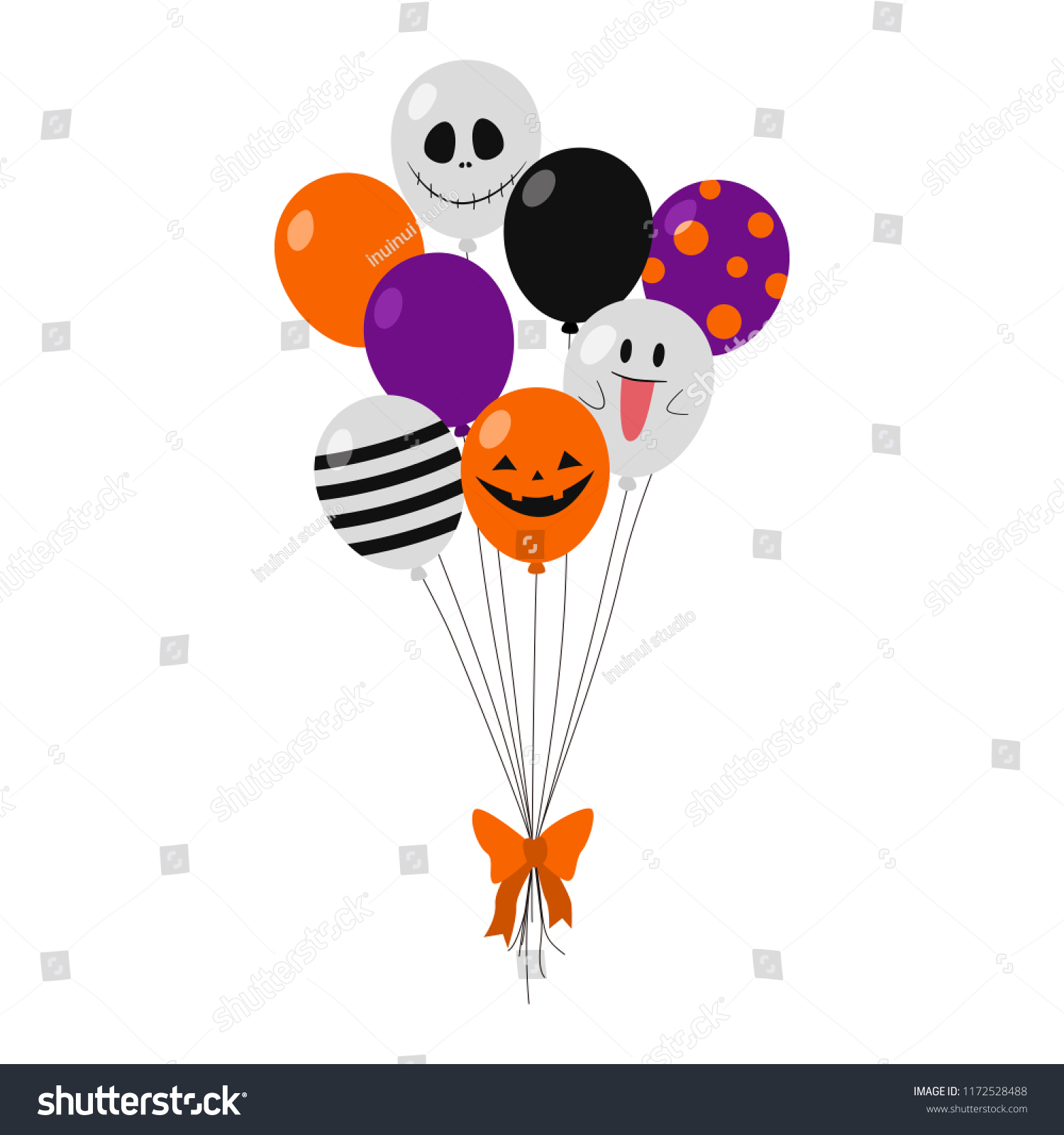 View Clip Art Halloween Balloons Pics