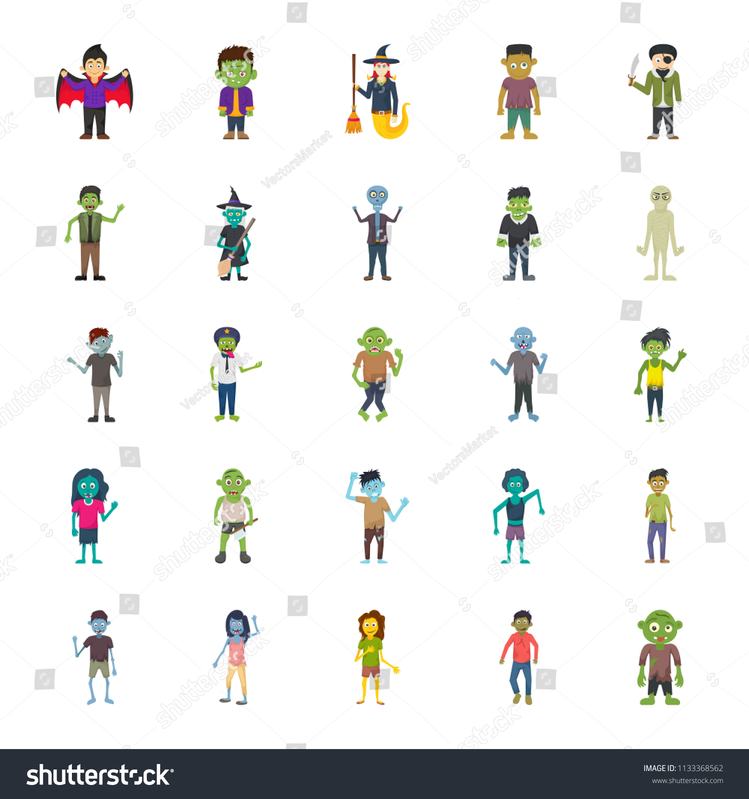 SVG of Halloween Characters Pack  svg