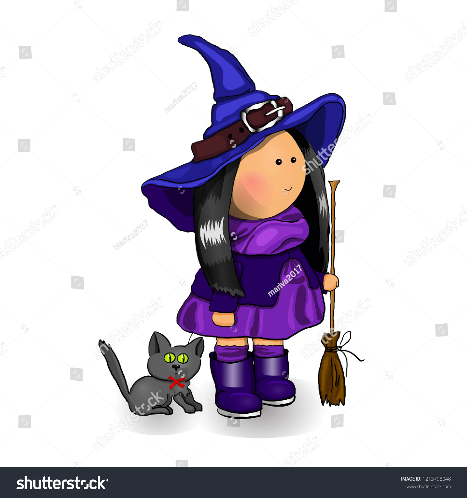 cute witch doll