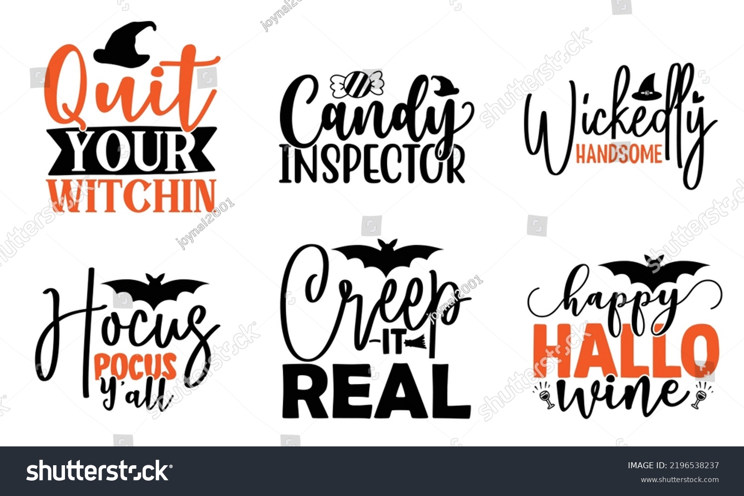 SVG of Halloween quotes SVG cut files bundle, Halloween quotes t shirt designs bundle svg