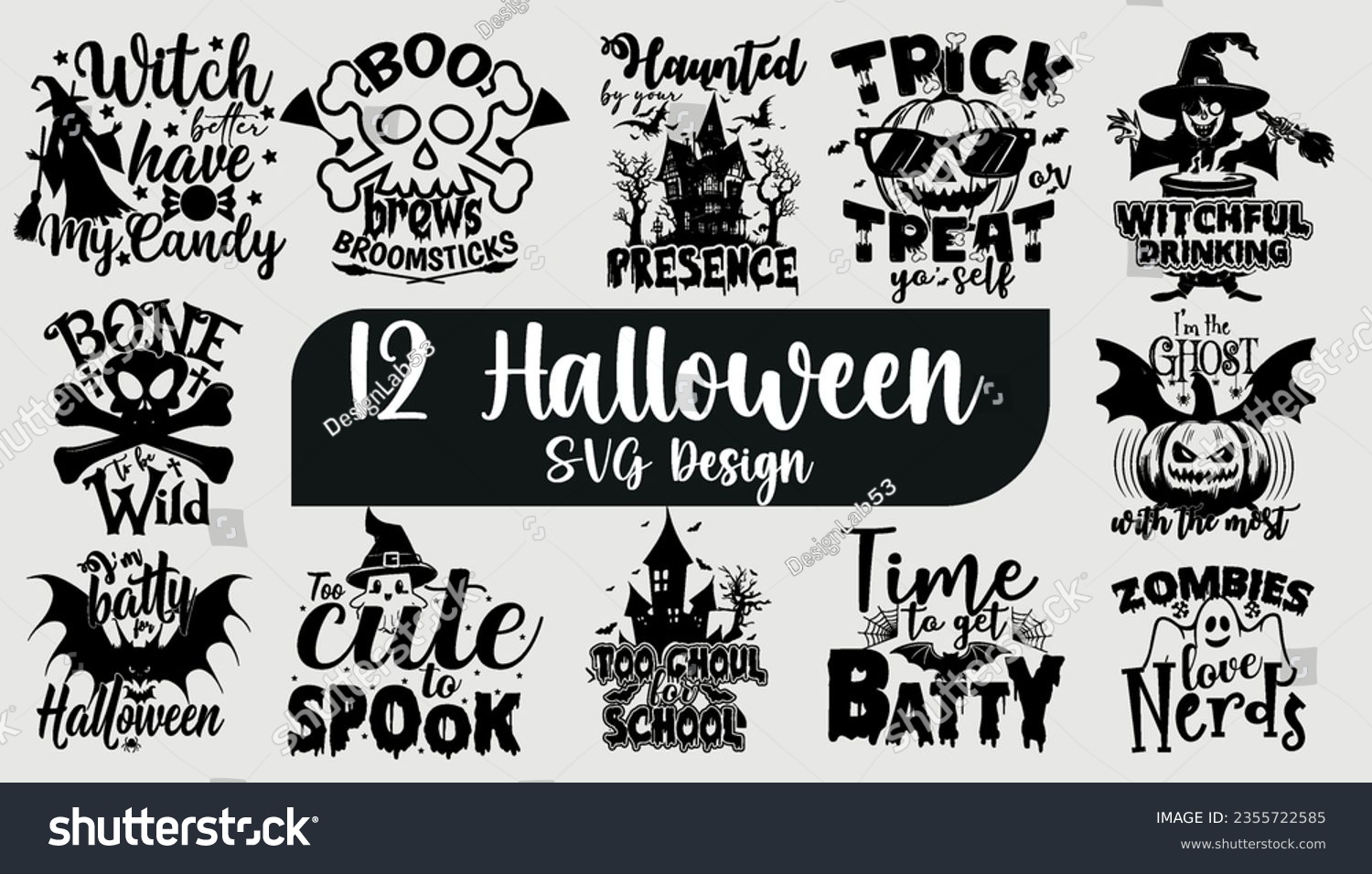 SVG of Halloween svg quote t shirt design, cut file vector eps file svg