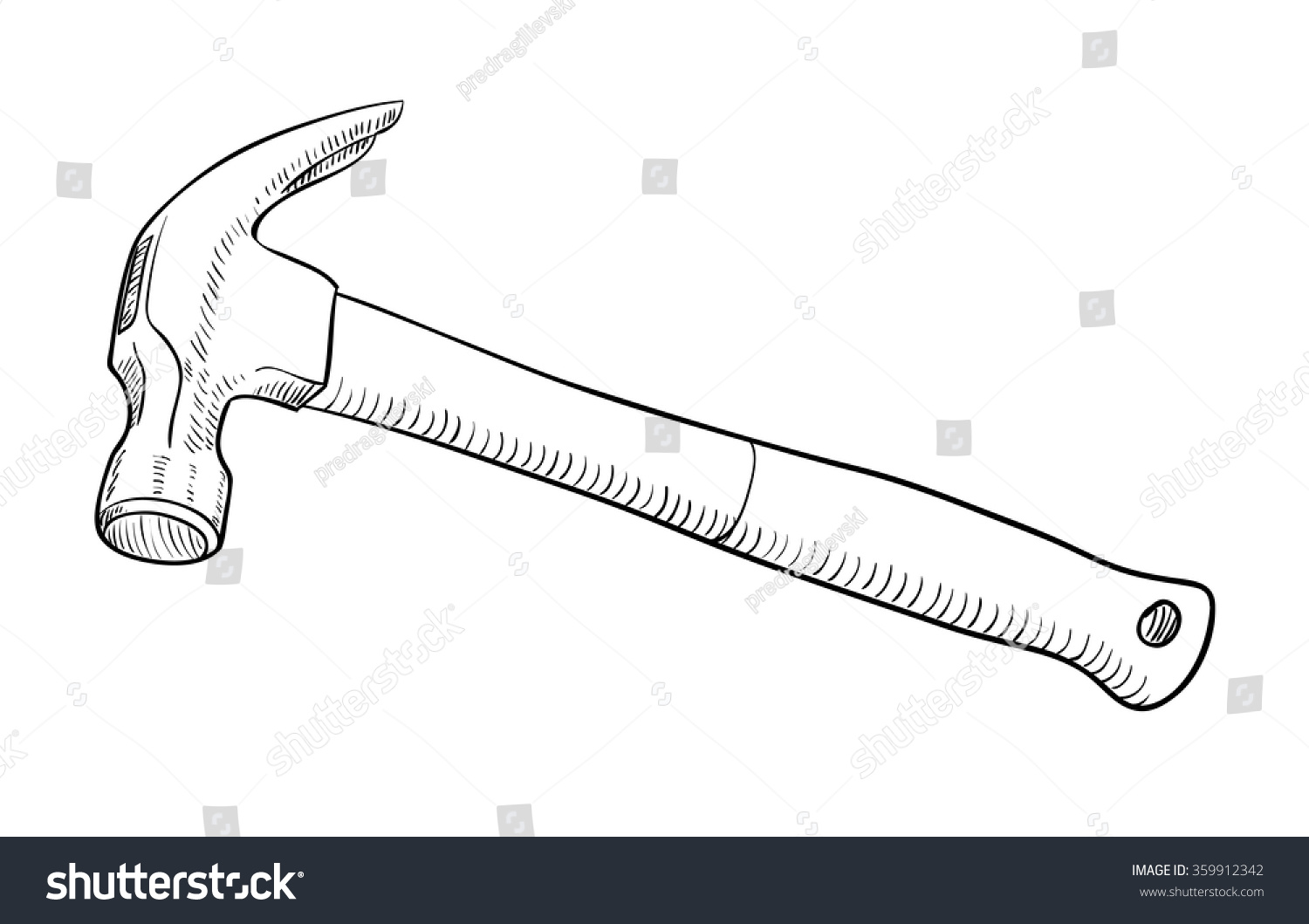 claw hammer diagram