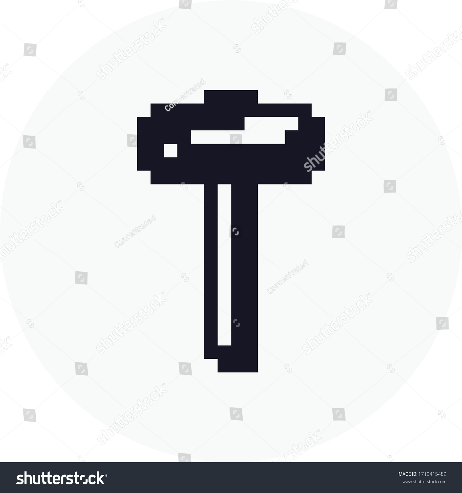 SVG of Hammer Icon, pixel perfect vector design. Great for mobile, web design, game, etc. svg