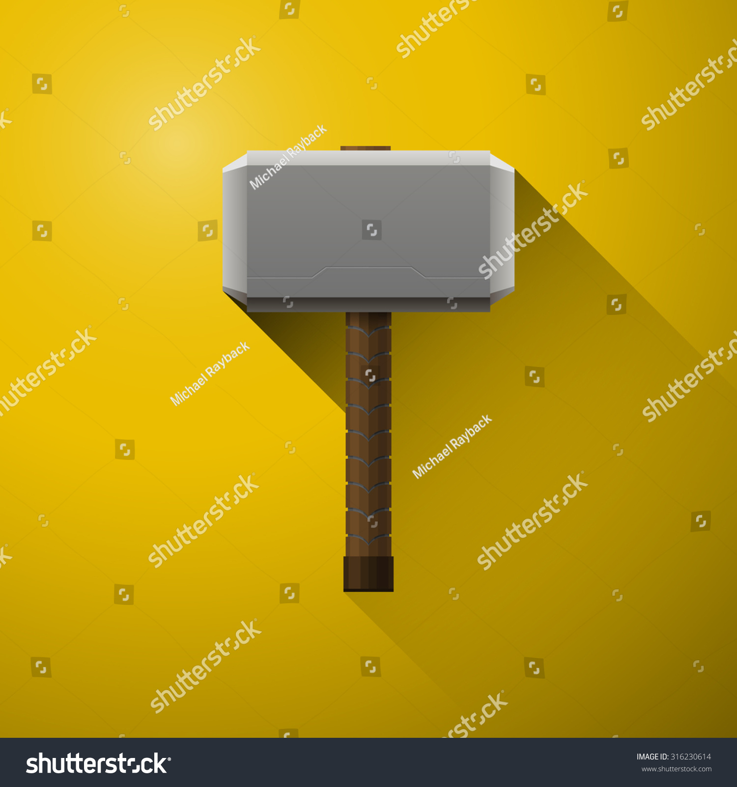 SVG of Hammer of Thor, the vikings, comics, hammer of god, MjÃ¶lnir svg