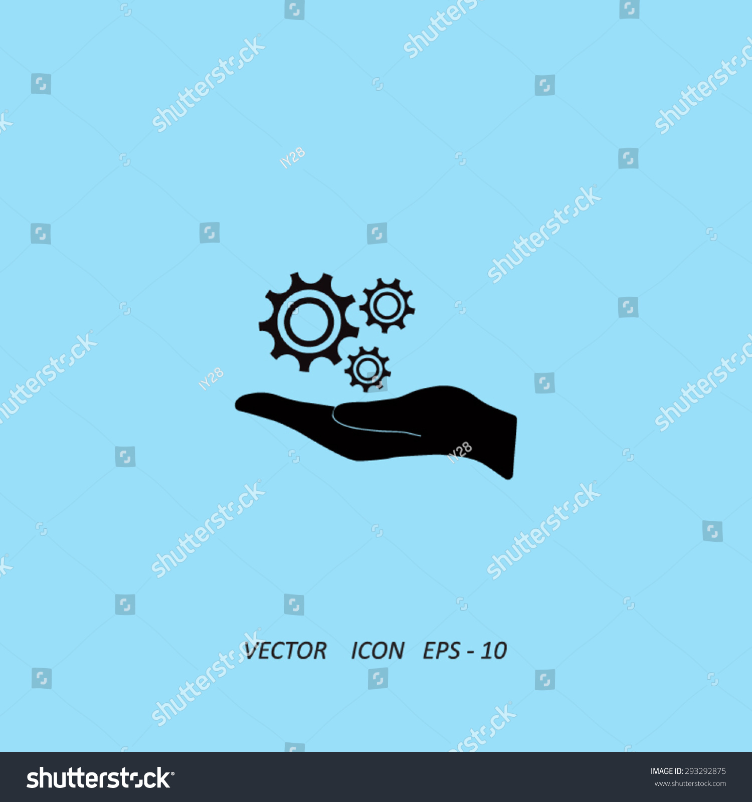 Hand Mechanism Vector Icon Stock Vector (Royalty Free) 293292875