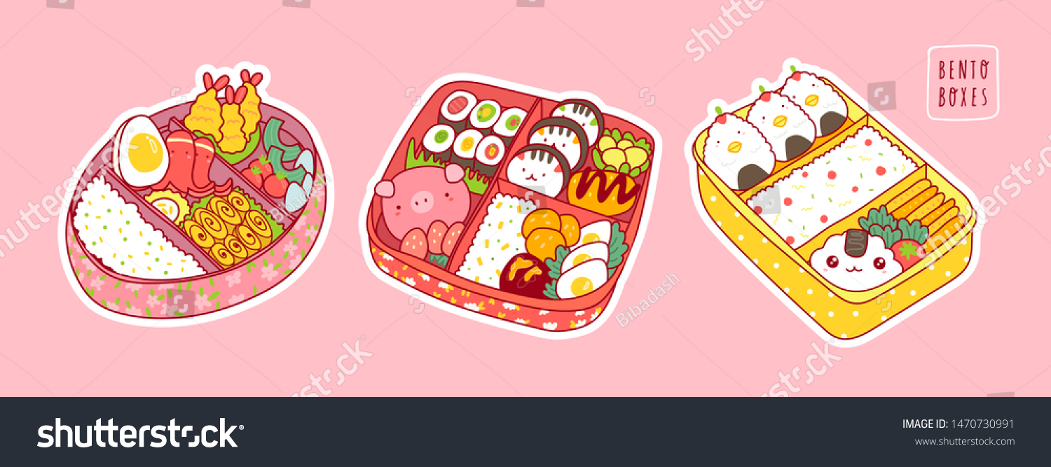 13,460 Kawaii lunch Images, Stock Photos & Vectors | Shutterstock