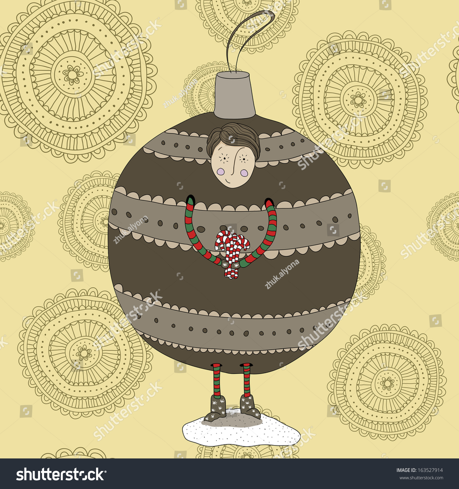 christmas bauble costume