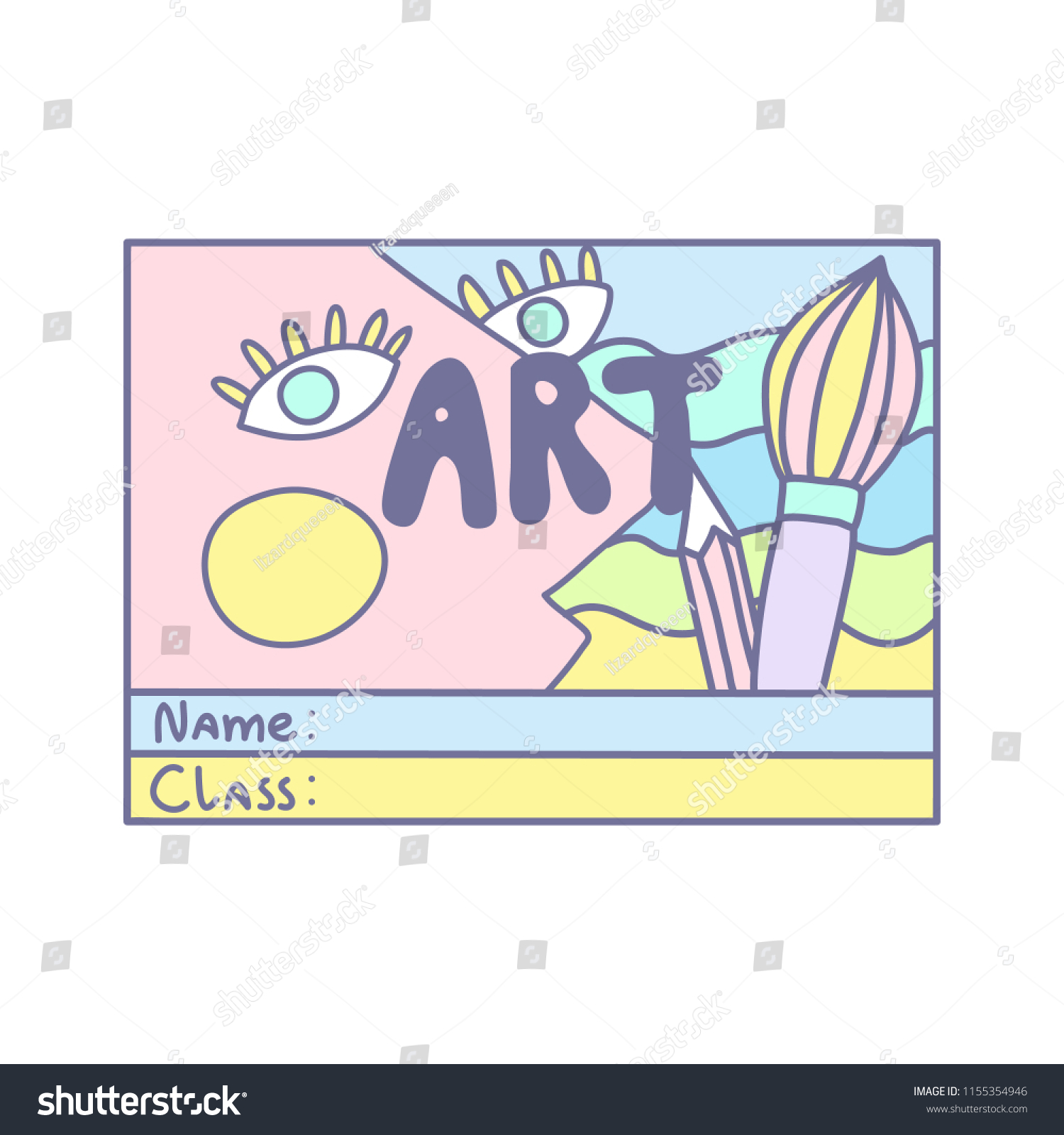 Hand Drawn Colorful Pastel Back School Stock Vector Royalty Free Hand Drawn Colorful Pastel Back School Stock Vector Royalty Free