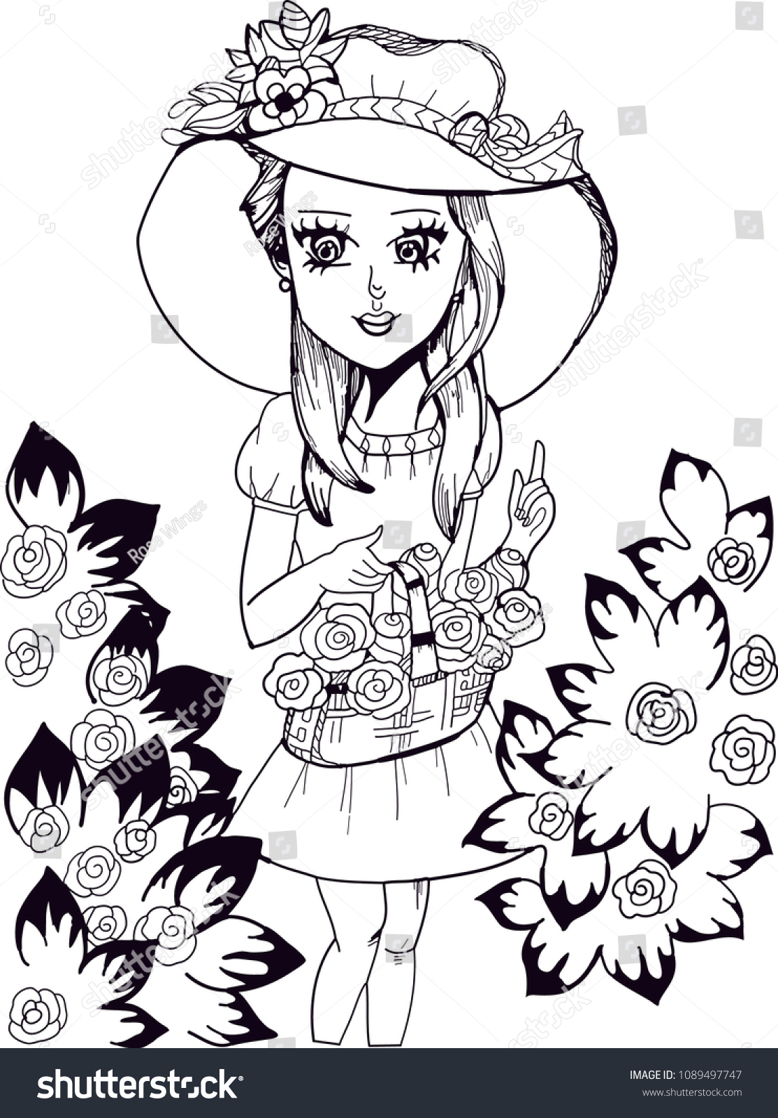 1070  Coloring Pages Of Cute Girl  Latest HD
