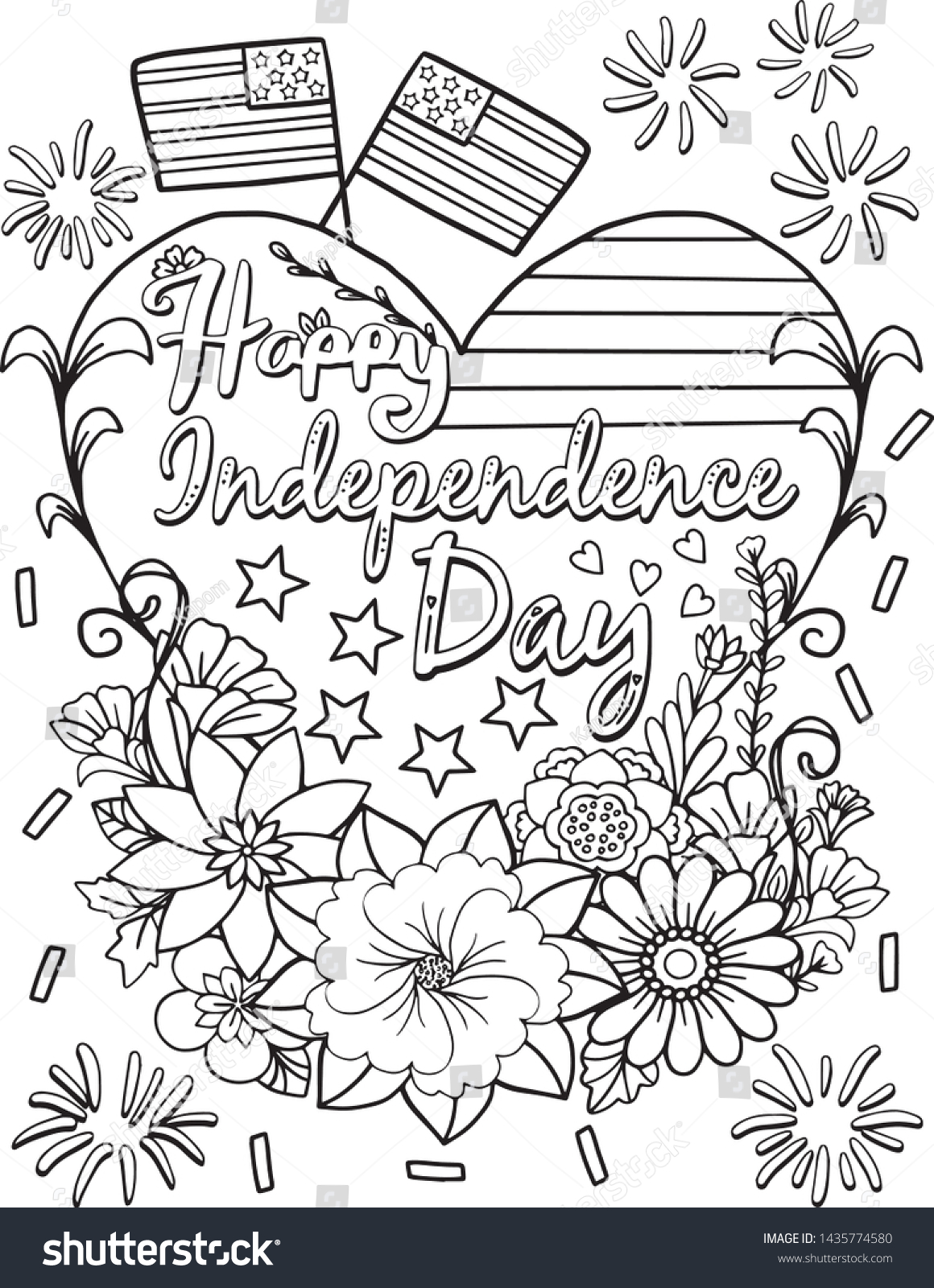 689 imágenes de 4th july coloring pages - Imágenes, fotos y vectores de