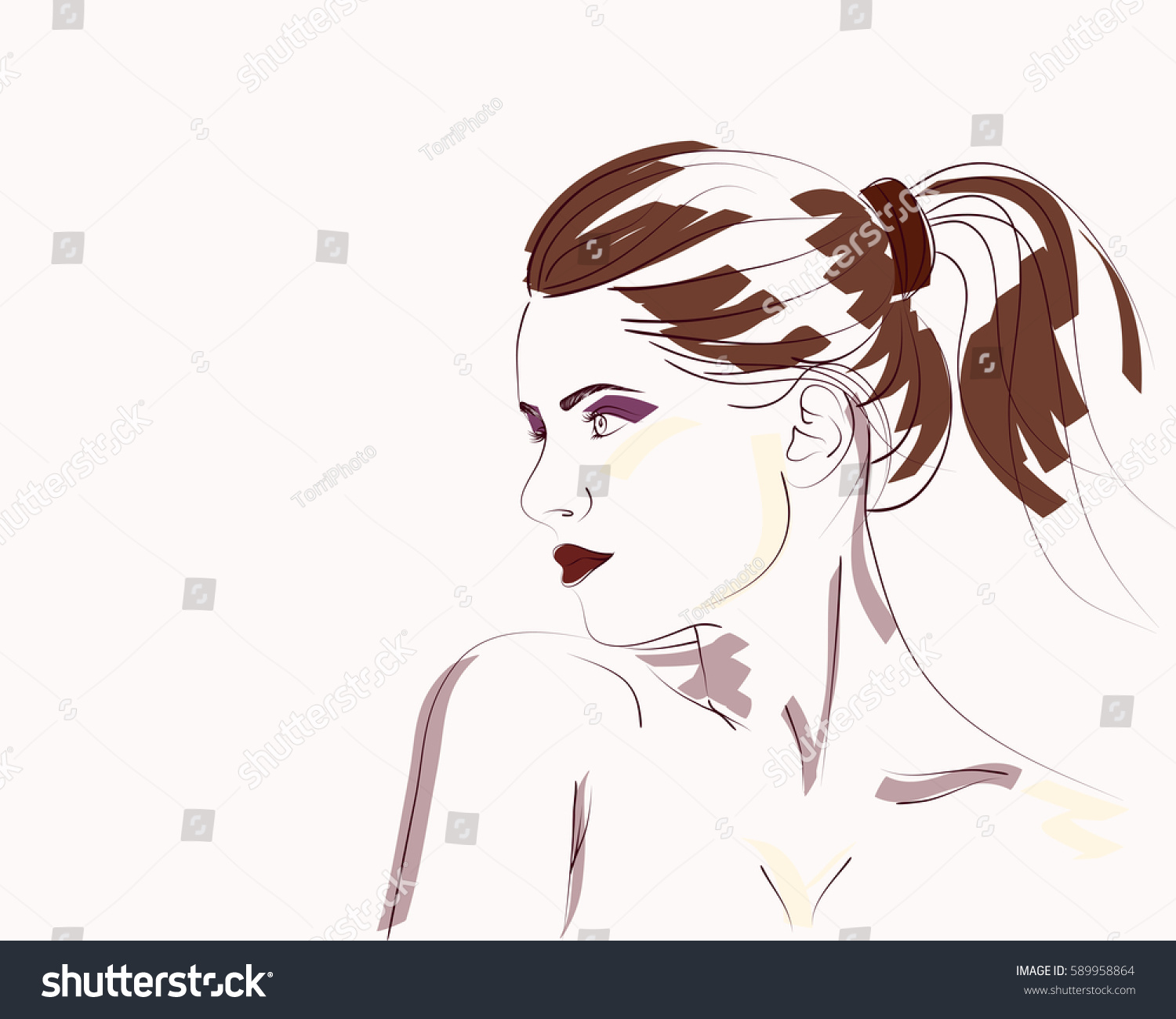 https://www.shutterstock.com/image-vector/hand-drawn-fashion-portrait-young-woman-589958864