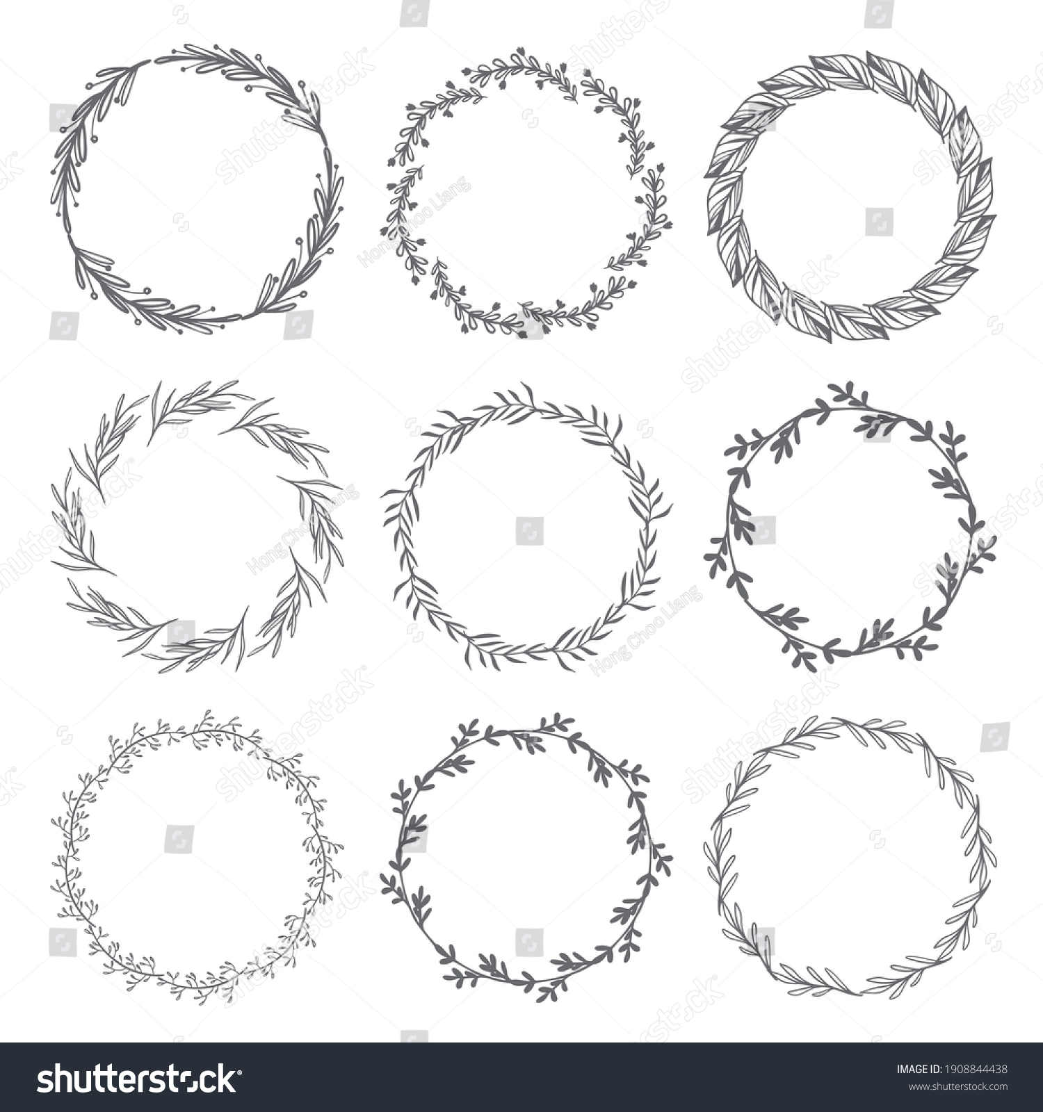 223,220 Round leaf frame Images, Stock Photos & Vectors | Shutterstock