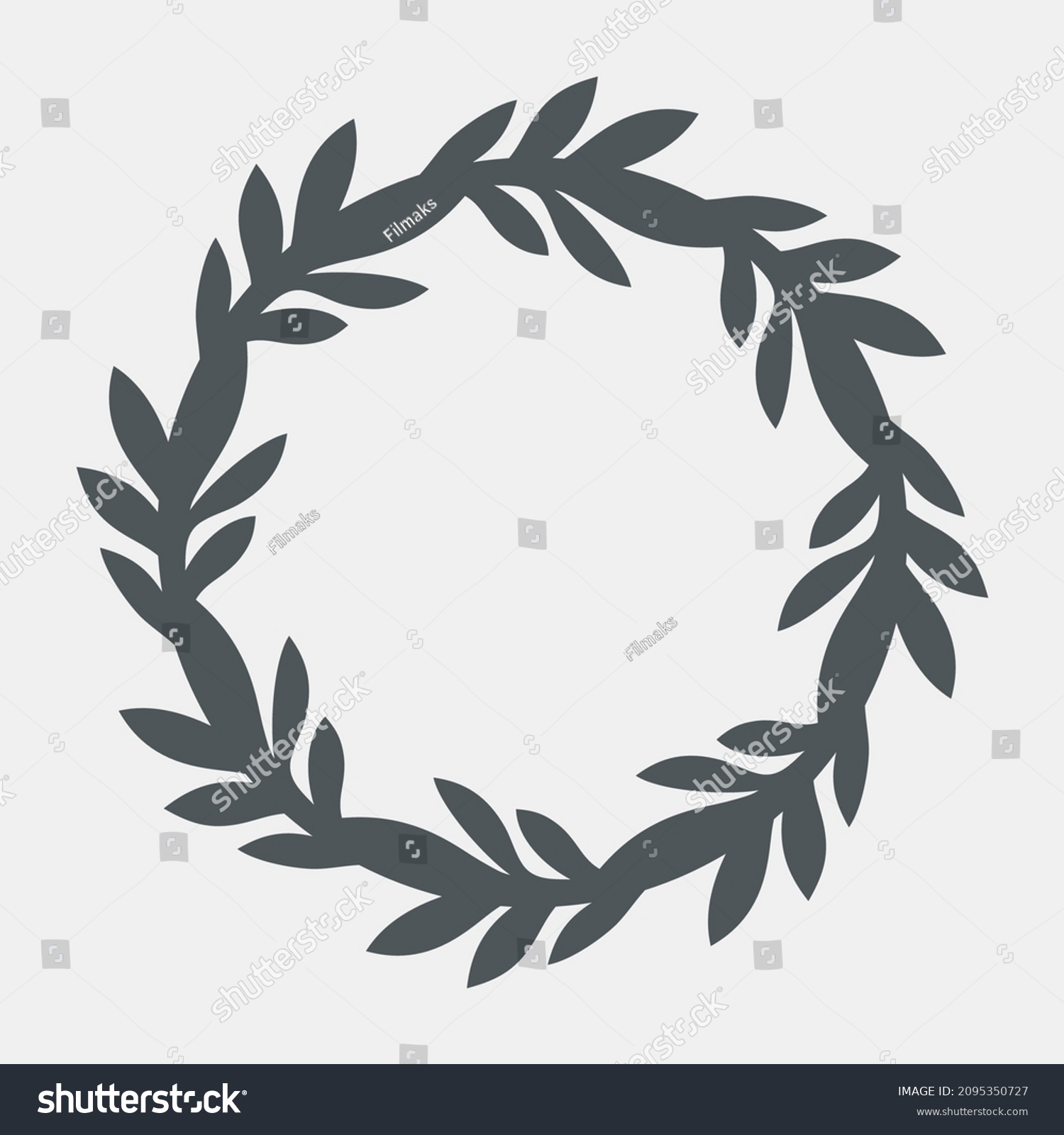 SVG of Hand drawn frame with flowers quality vector illustration cut svg