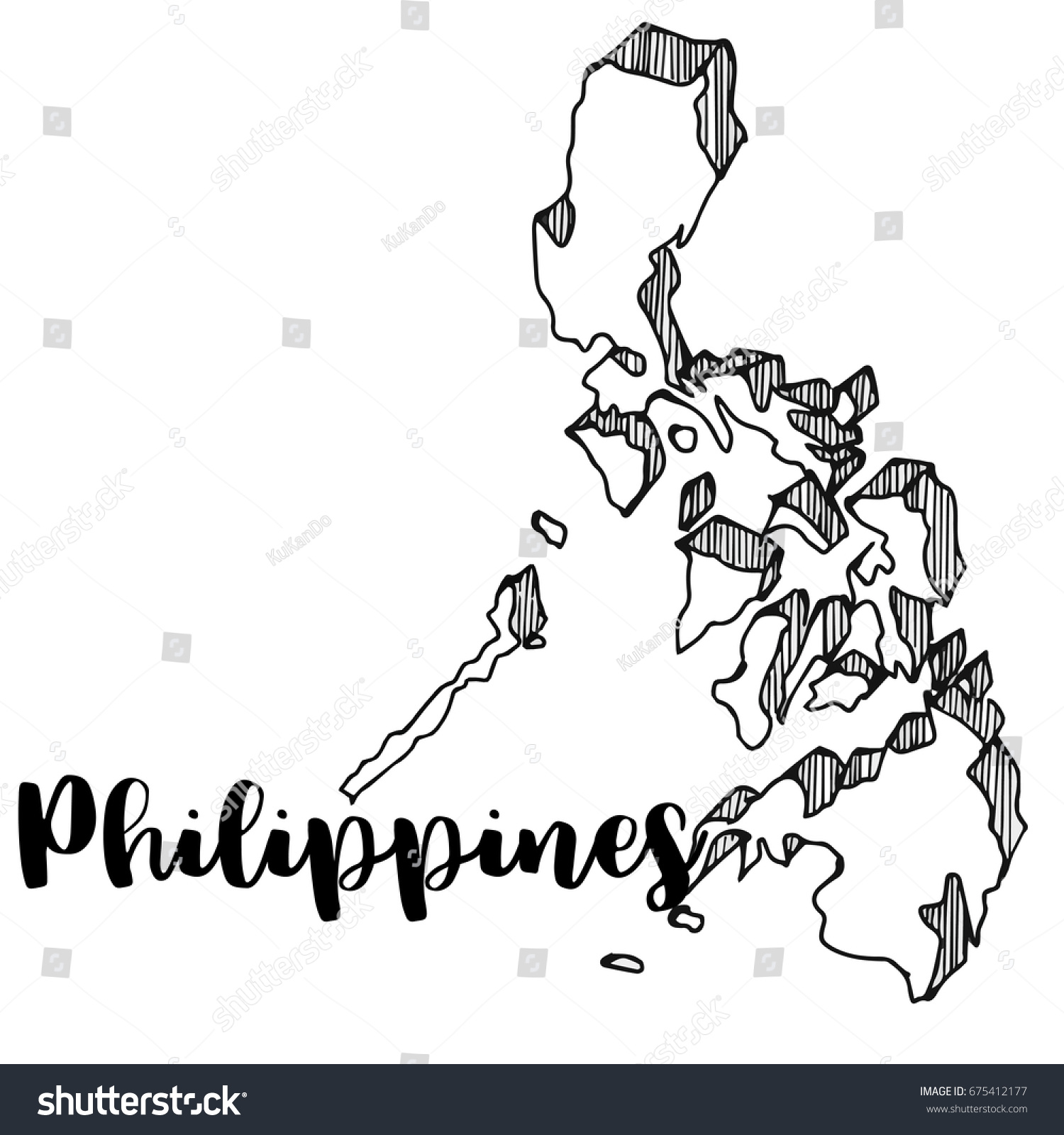 Philippine Map Drawing Easy Draw 