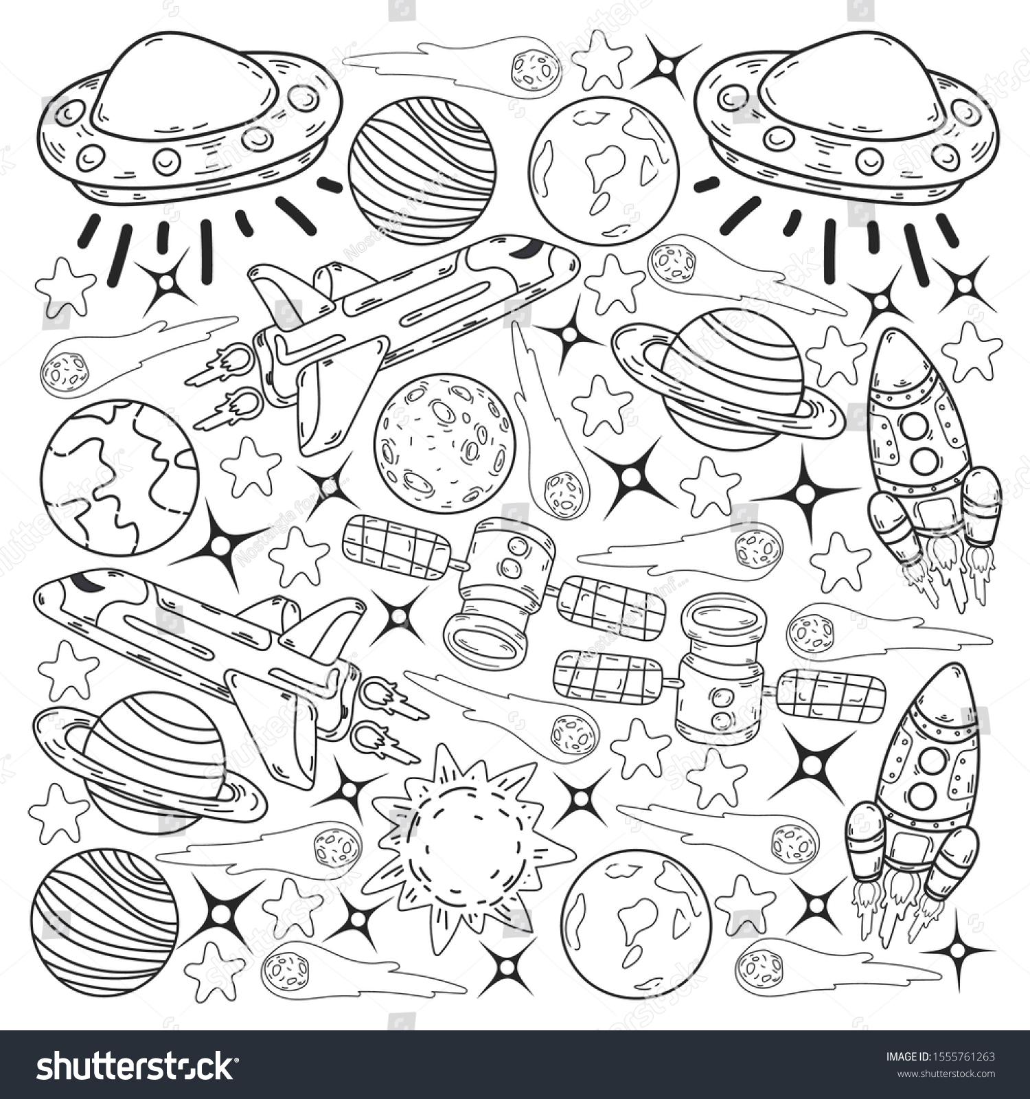 38,414 Space planet doodle Images, Stock Photos & Vectors | Shutterstock