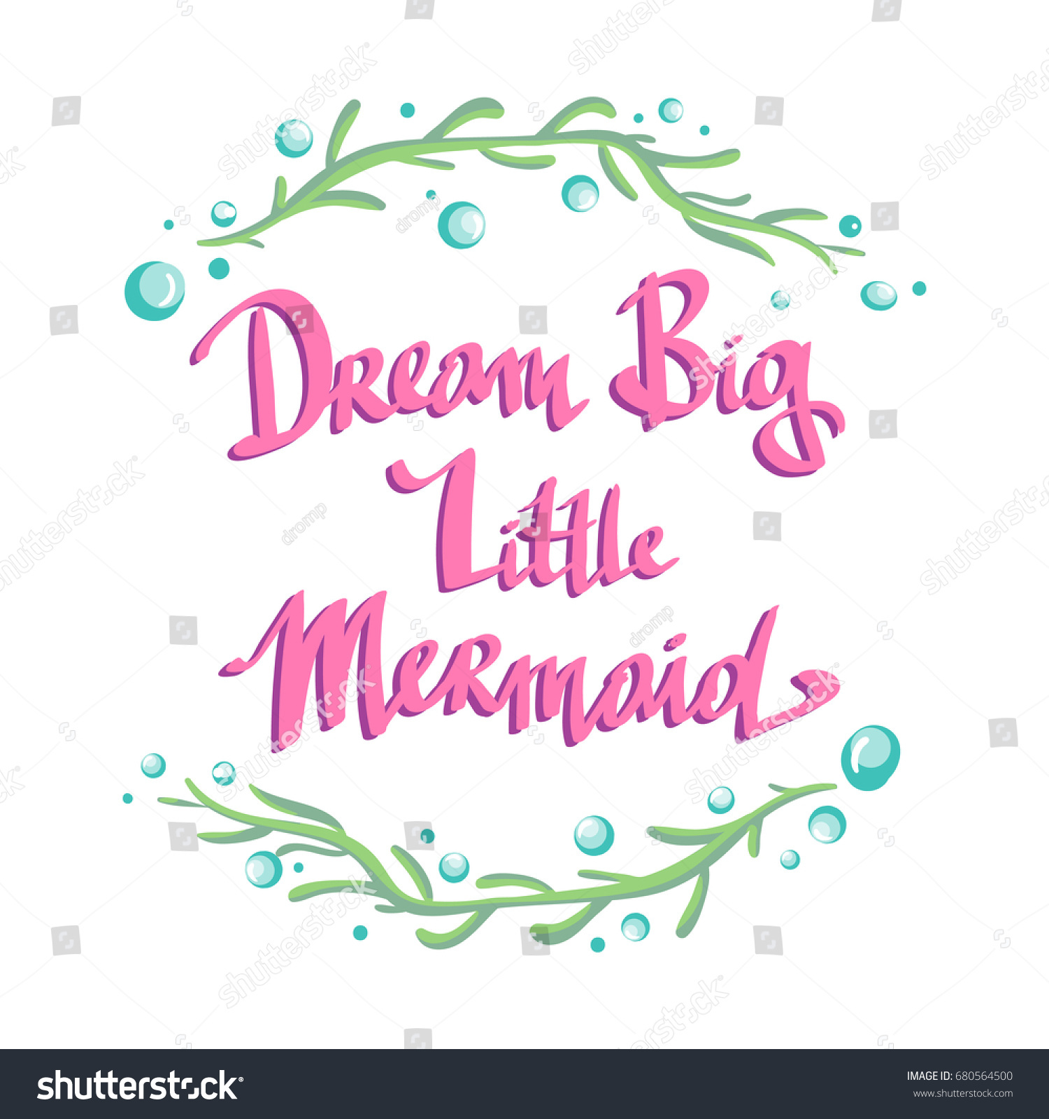 Download Hand Drawn Poster Lettering Quote Dream Stock Vector ...