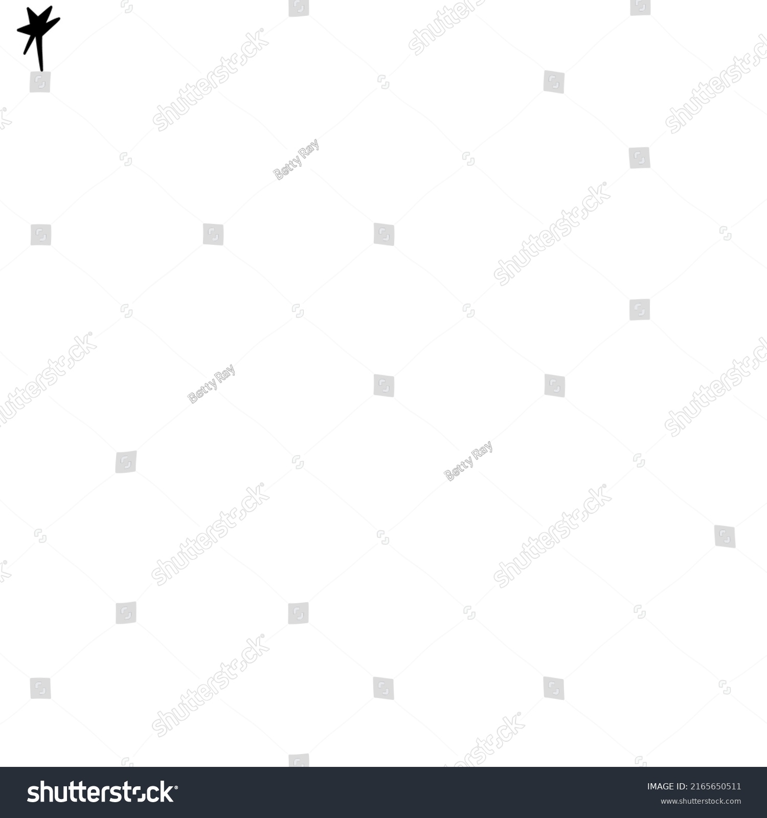 Hand Drawn Y2k Star Retro Futuristic Stock Vector (royalty Free 